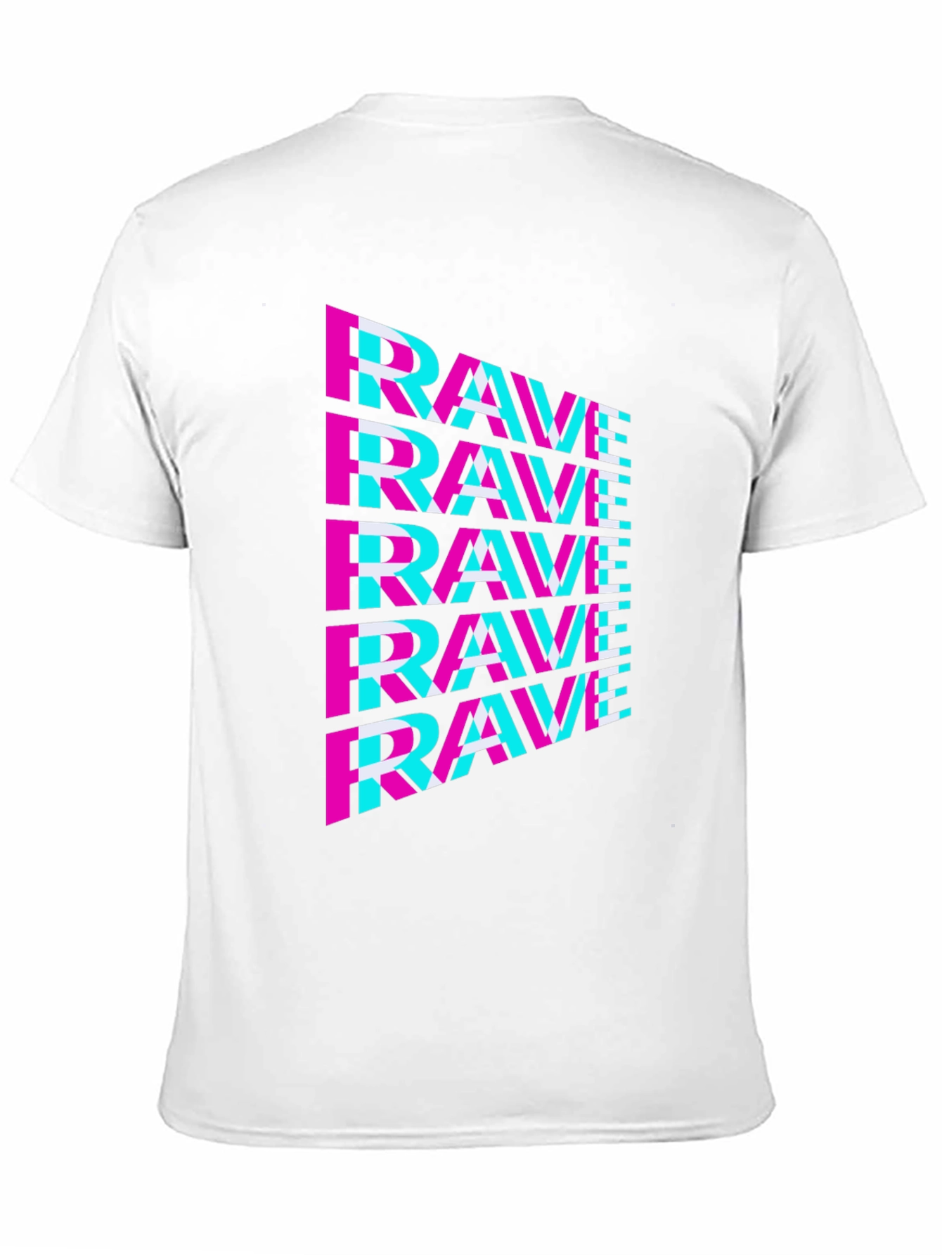 Rave Glitch T-Shirt - Vibrant Festival Wear