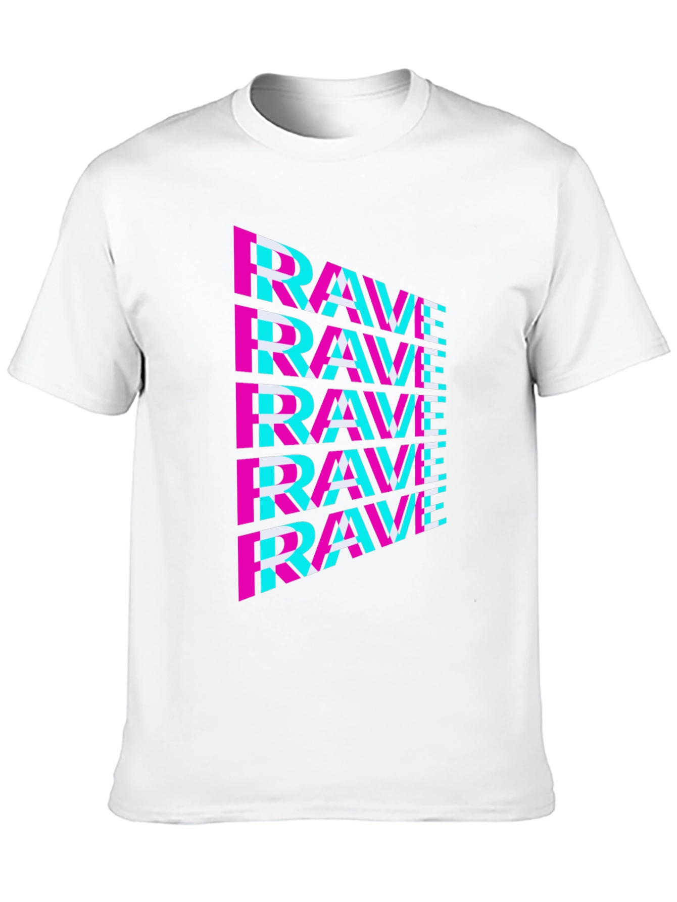 Rave Glitch T-Shirt - Vibrant Festival Wear