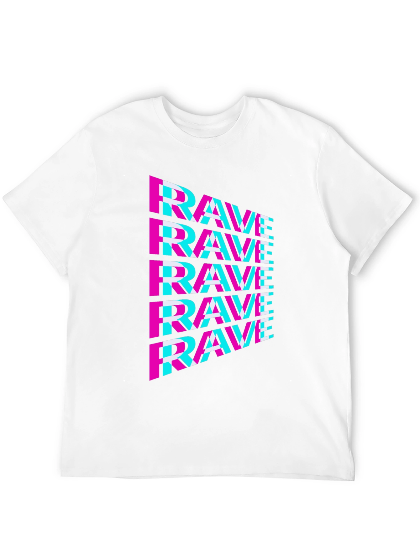 Rave Glitch T-Shirt - Vibrant Festival Wear