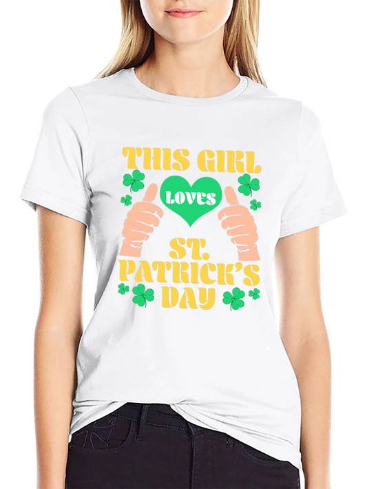 St. Patricks Day This Girl Loves T-Shirt
