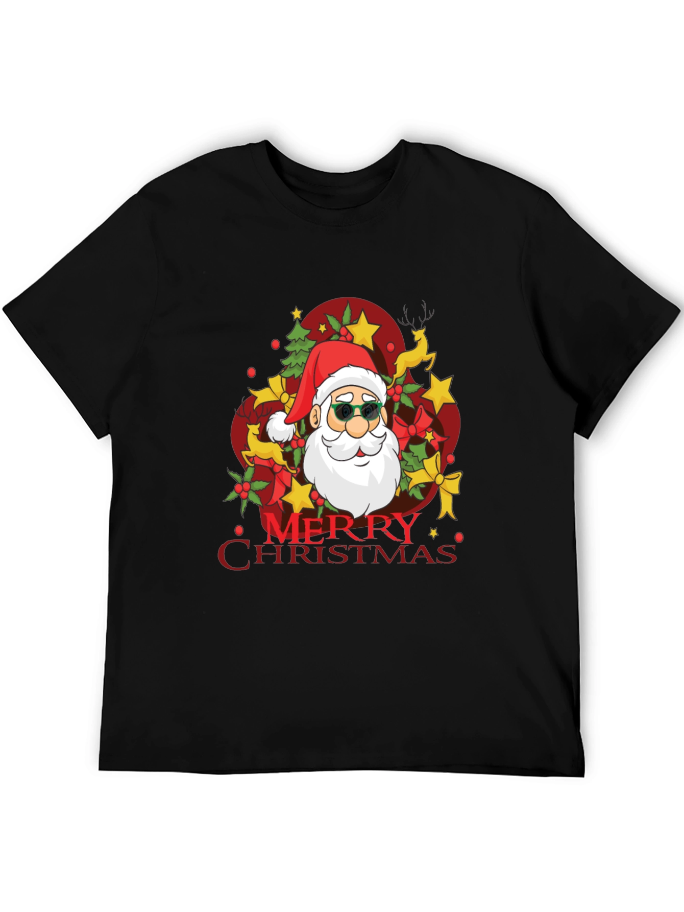 Merry Christmas Santa T-Shirt - Holiday Festive Tee