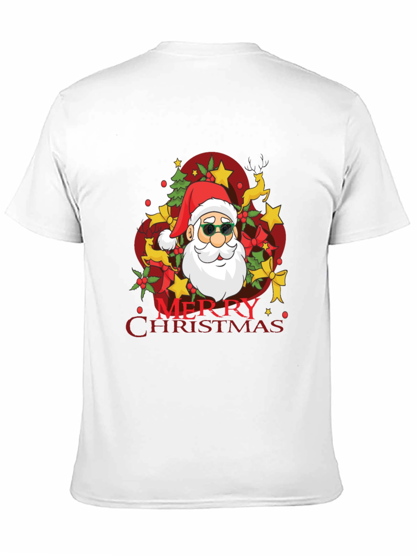 Merry Christmas Santa T-Shirt - Holiday Festive Tee