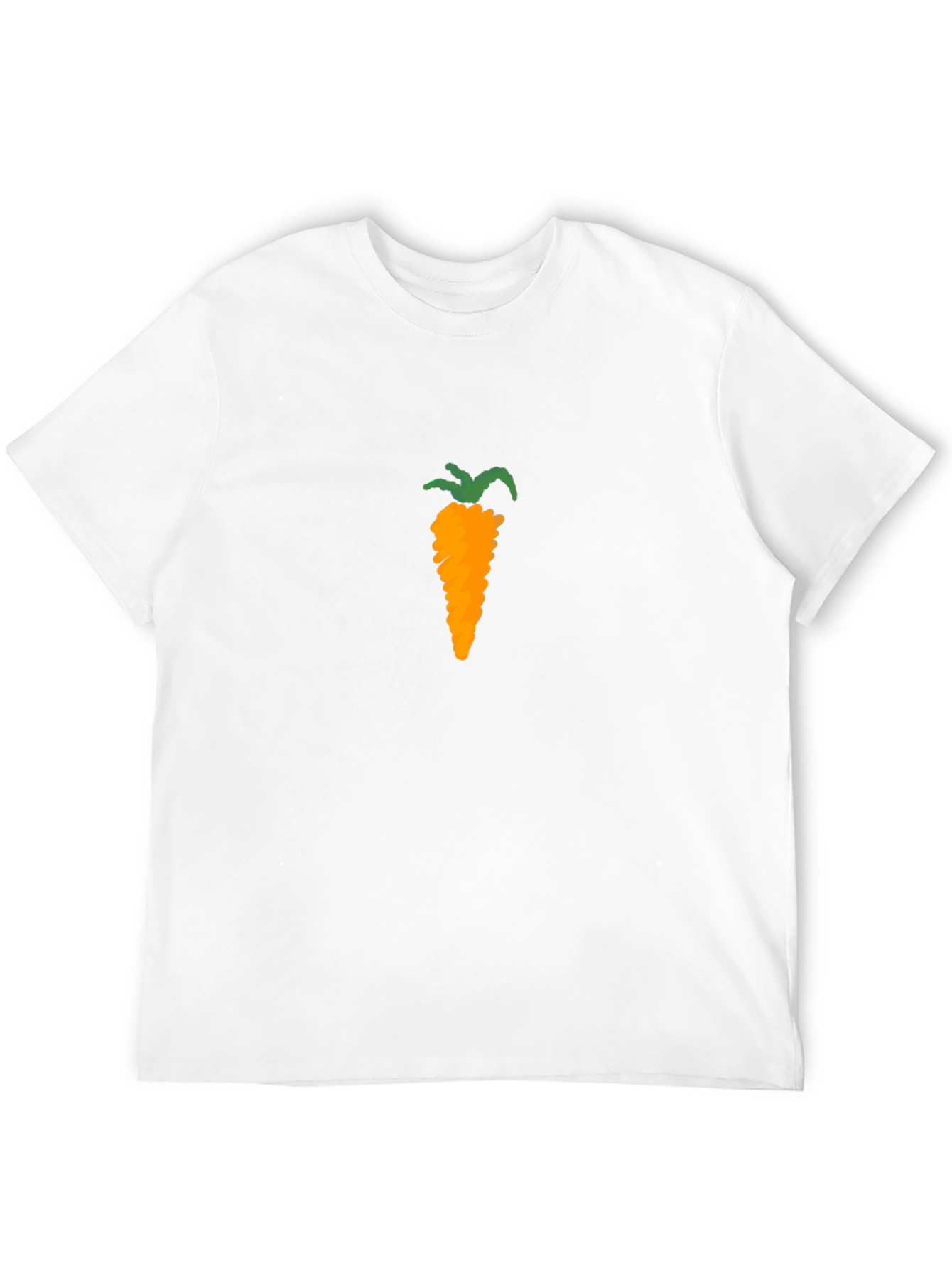 Carrot Graphic Tee - Black Cotton Blend