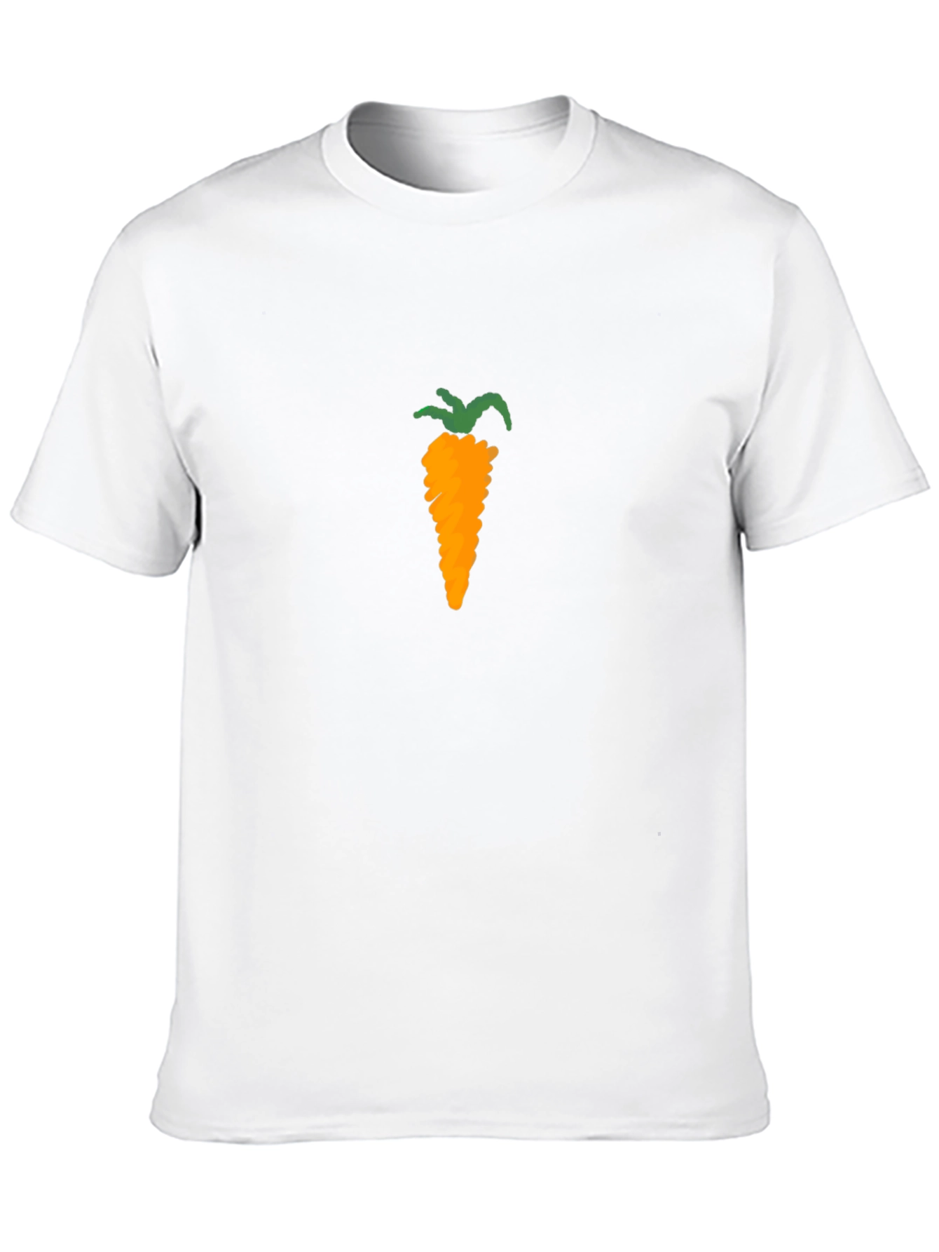 Carrot Graphic Tee - Black Cotton Blend