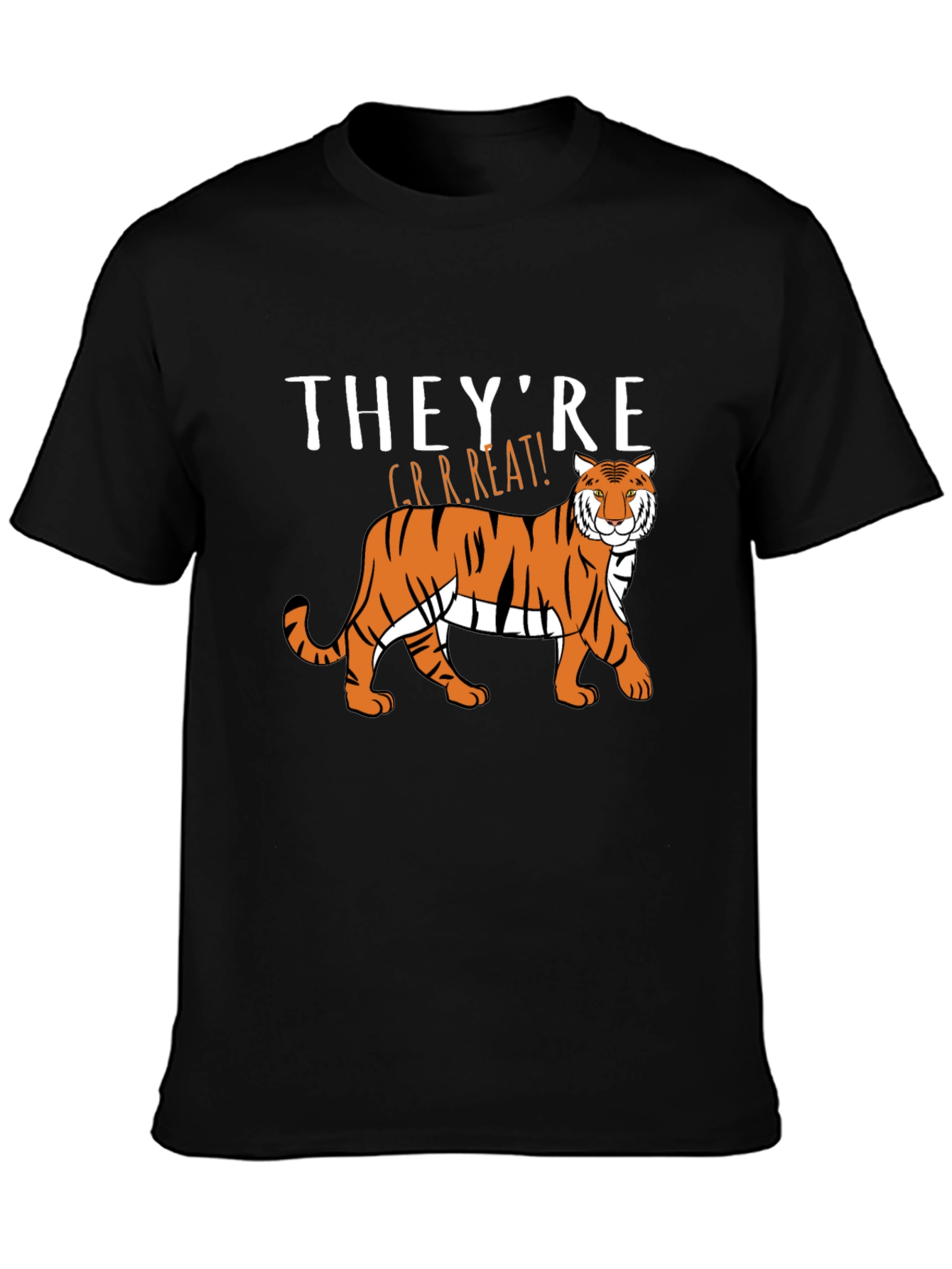 Theyre GRRREAT! Tiger Graphic T-Shirt