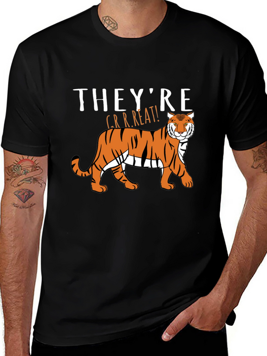 Theyre GRRREAT! Tiger Graphic T-Shirt