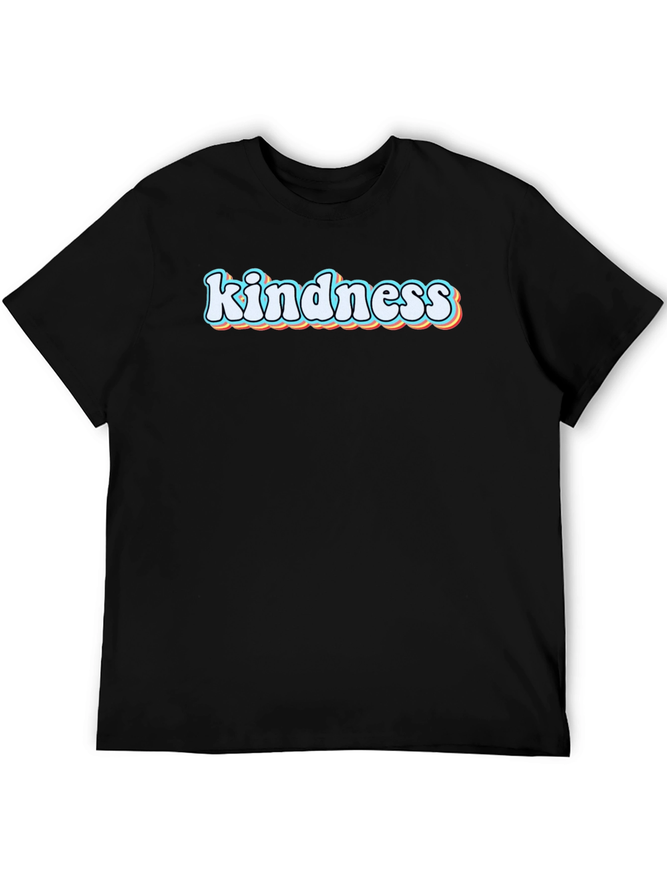 Kindness Graphic Tee - Black Short Sleeve T-Shirt