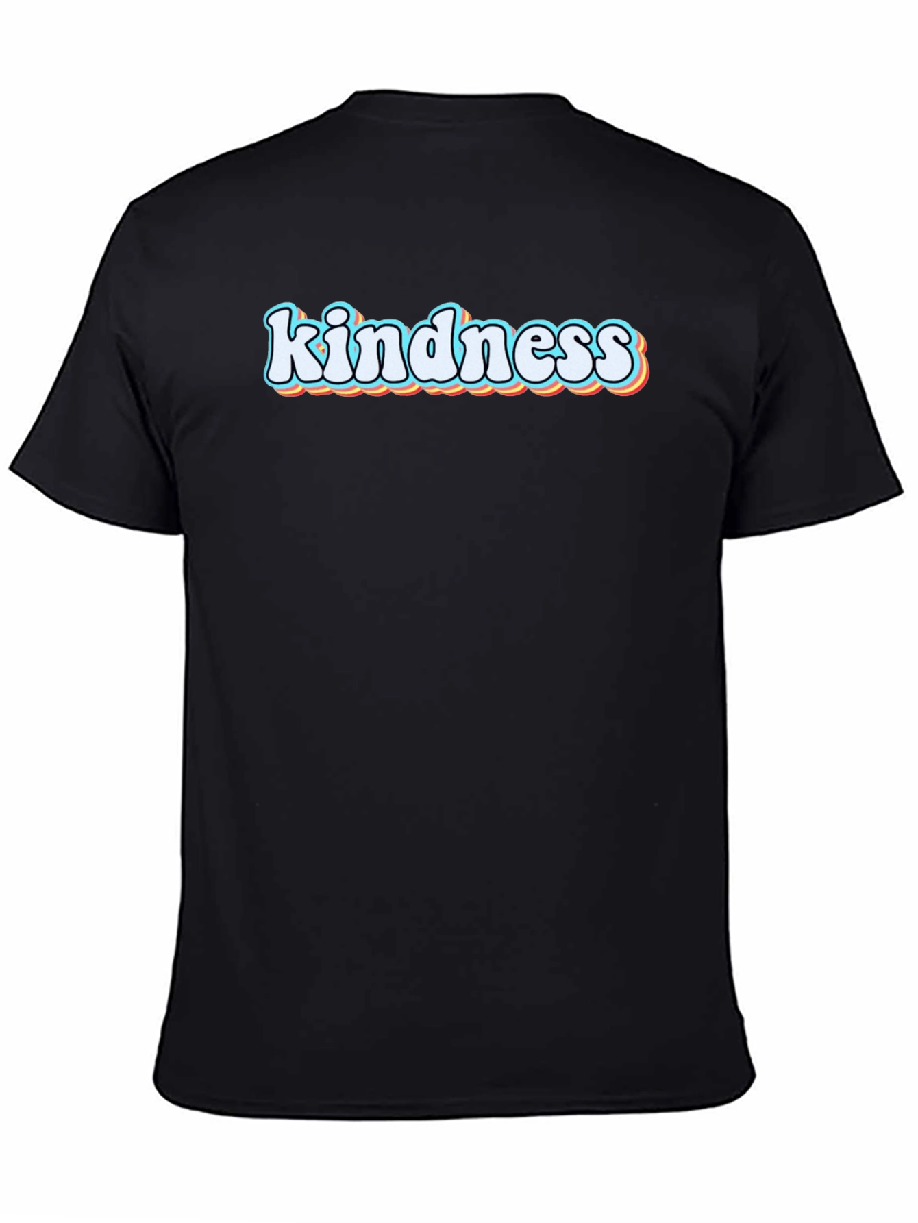 Kindness Graphic Tee - Black Short Sleeve T-Shirt