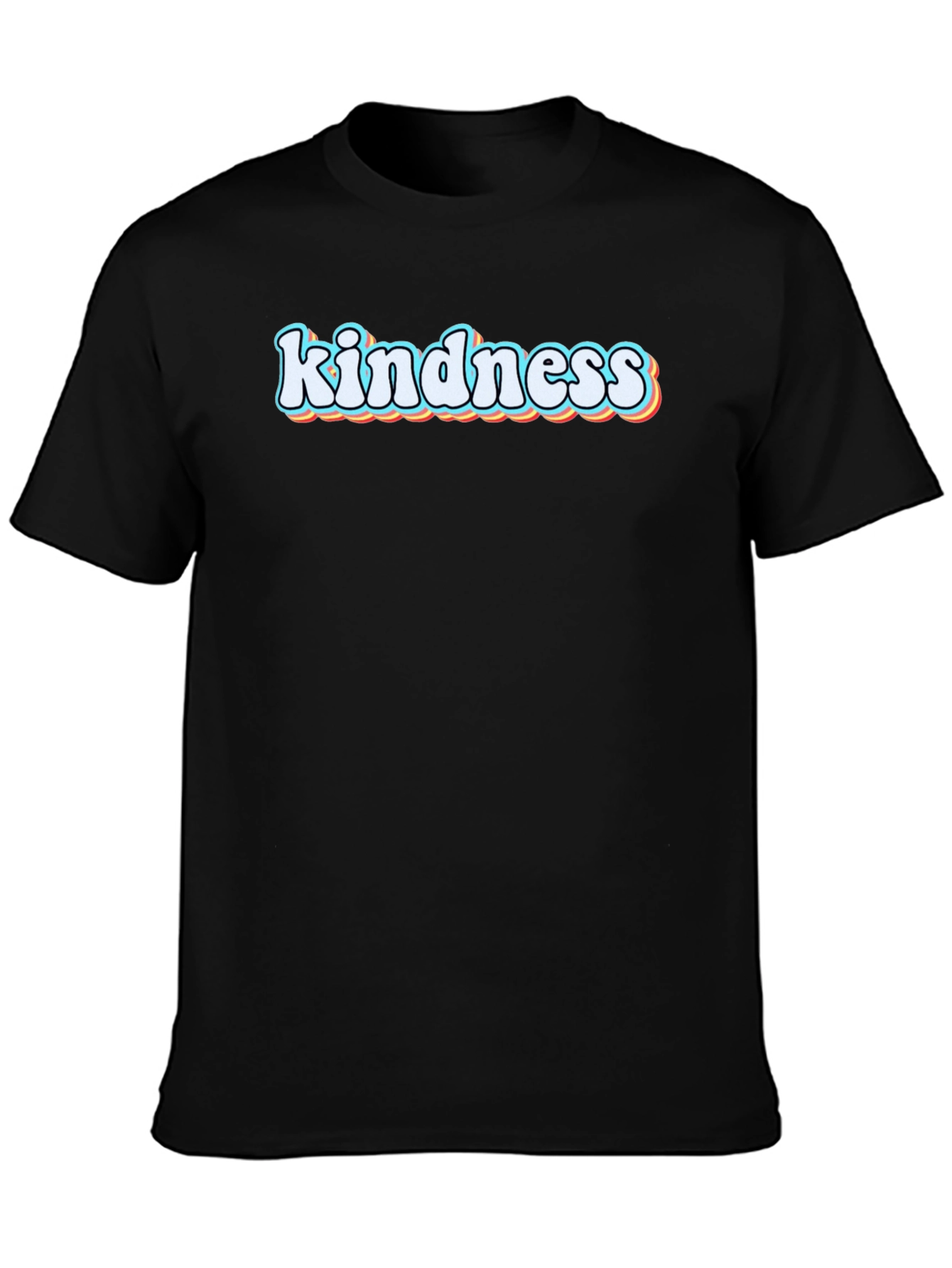 Kindness Graphic Tee - Black Short Sleeve T-Shirt