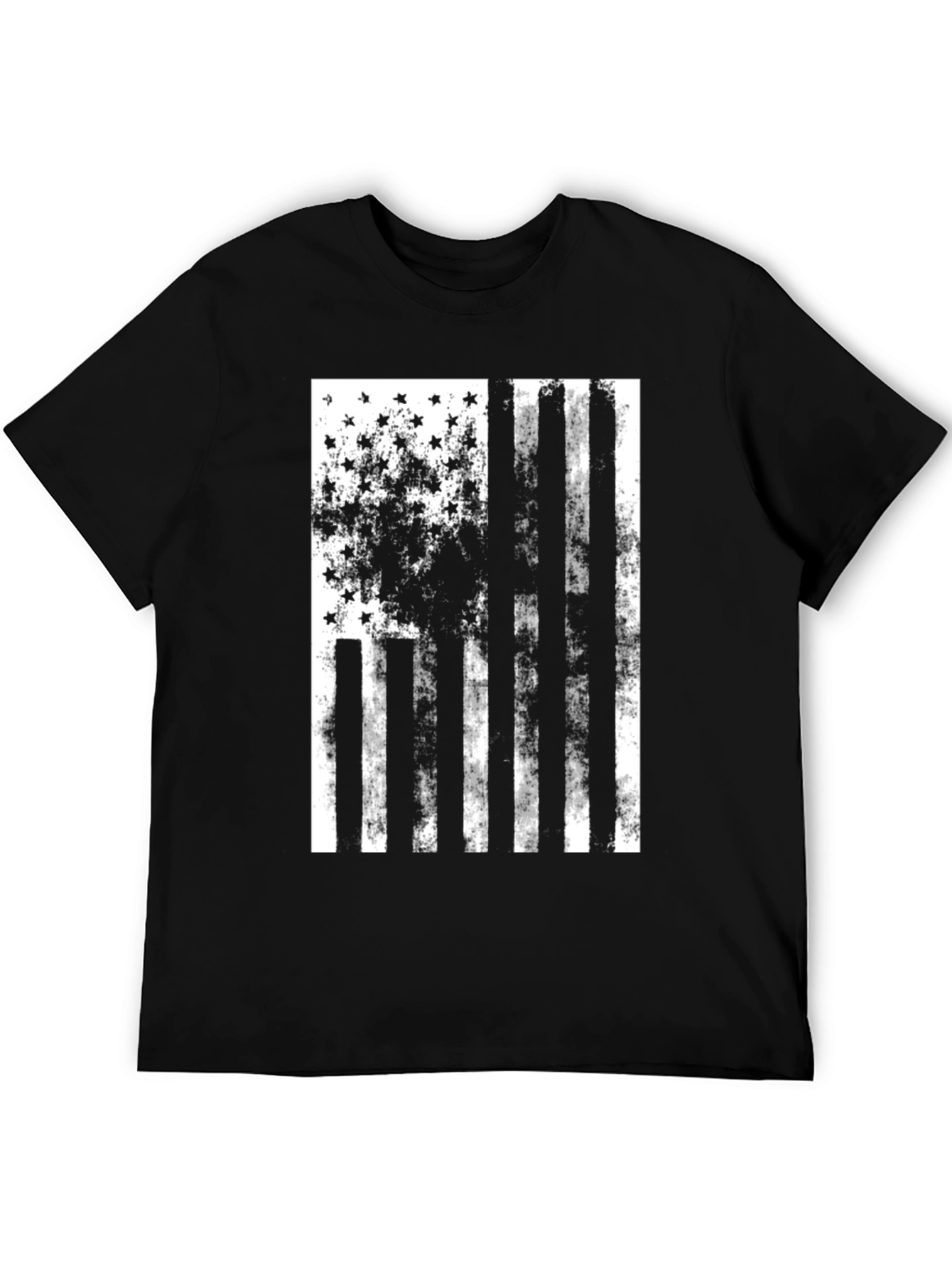 Distressed American Flag Graphic Tee