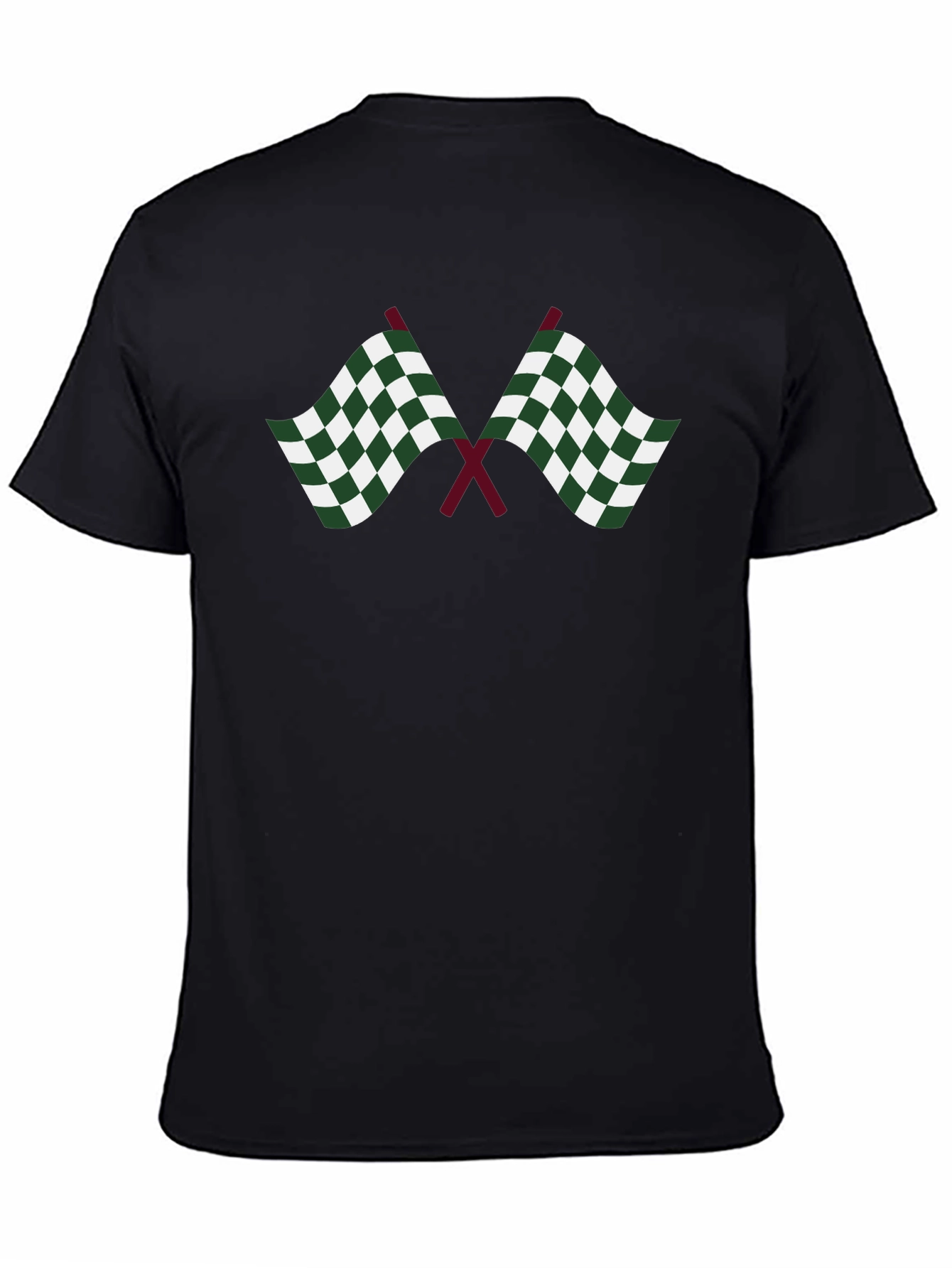 Checkered Flags Graphic Tee - Racing Fan T-Shirt