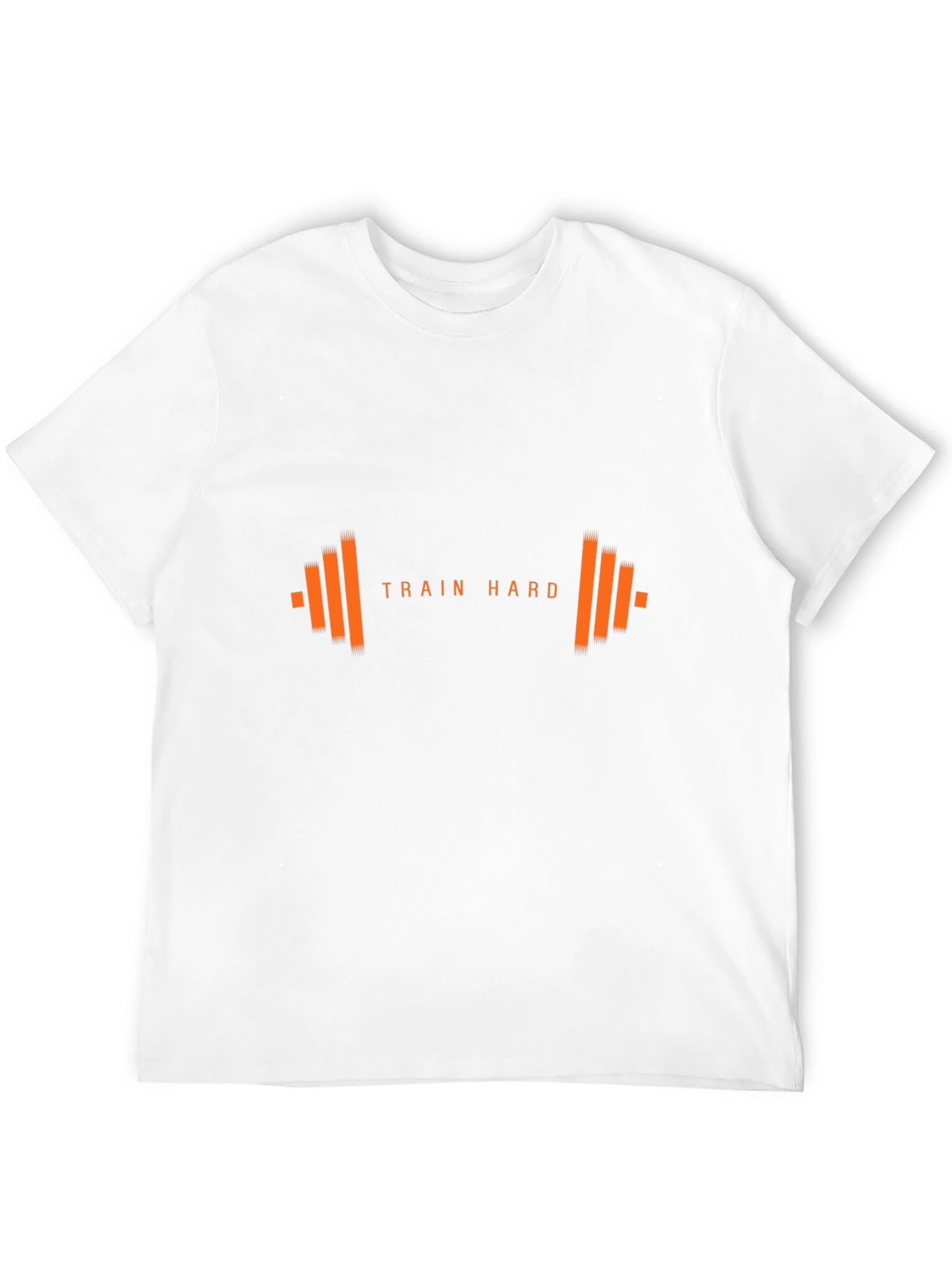 Train Hard Graphic Tee - Black Fitness Shirt