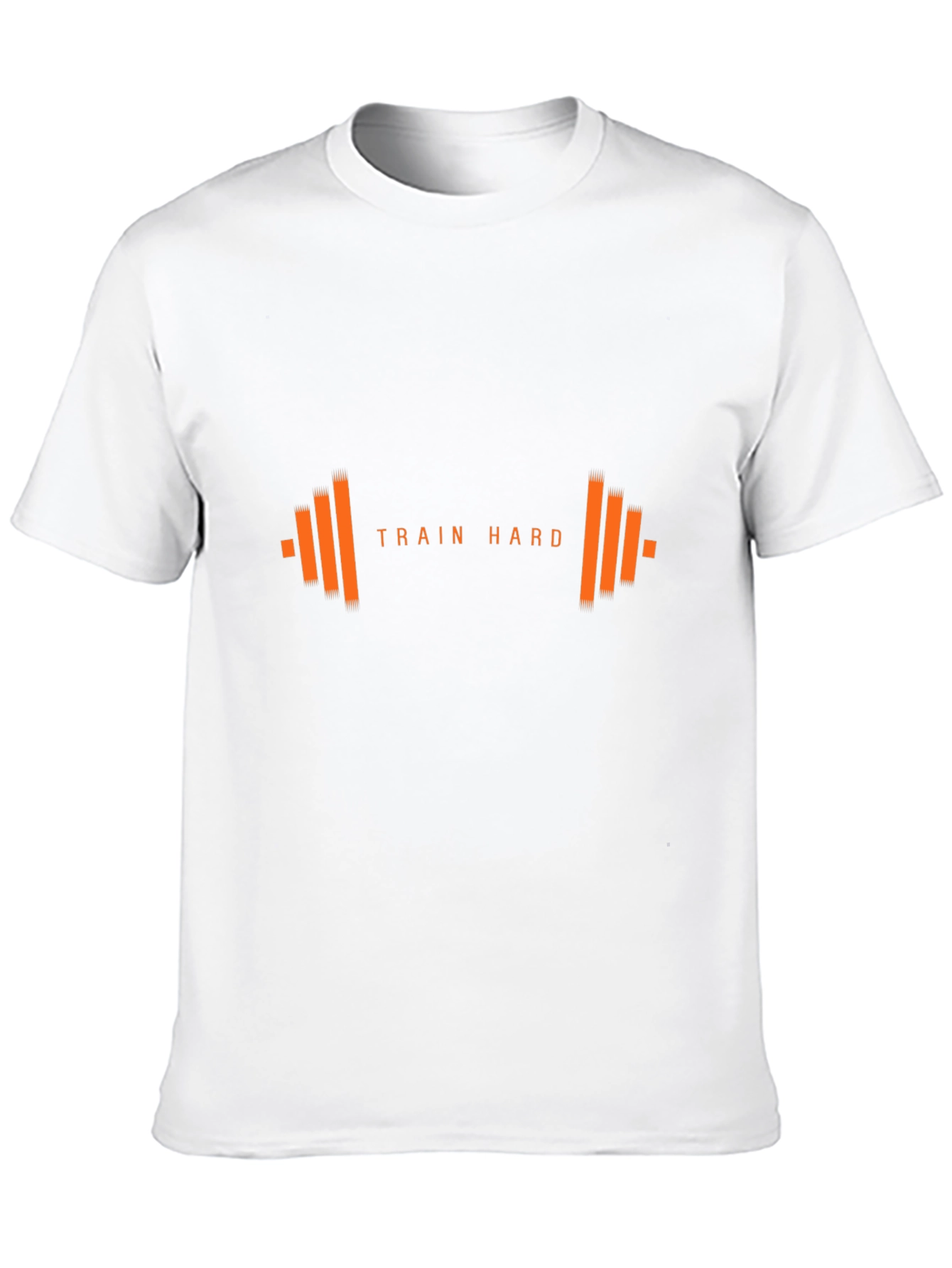 Train Hard Graphic Tee - Black Fitness Shirt
