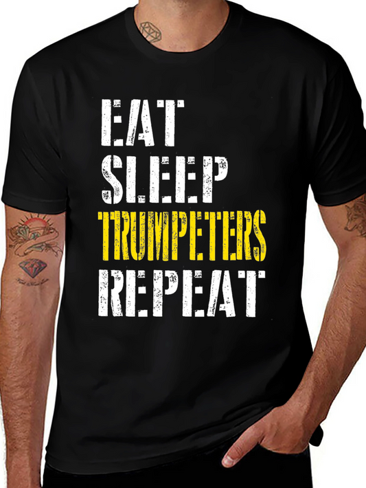 Eat Sleep Trumpeters Repeat T-Shirt