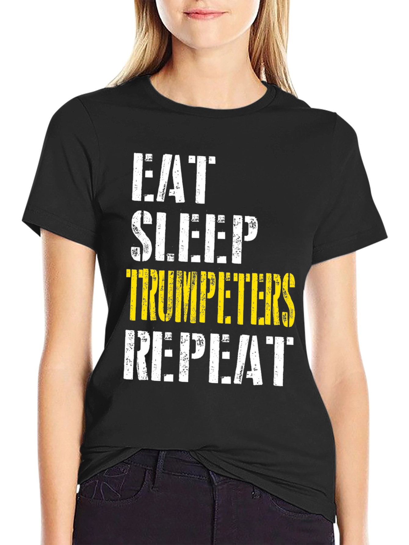 Eat Sleep Trumpeters Repeat T-Shirt