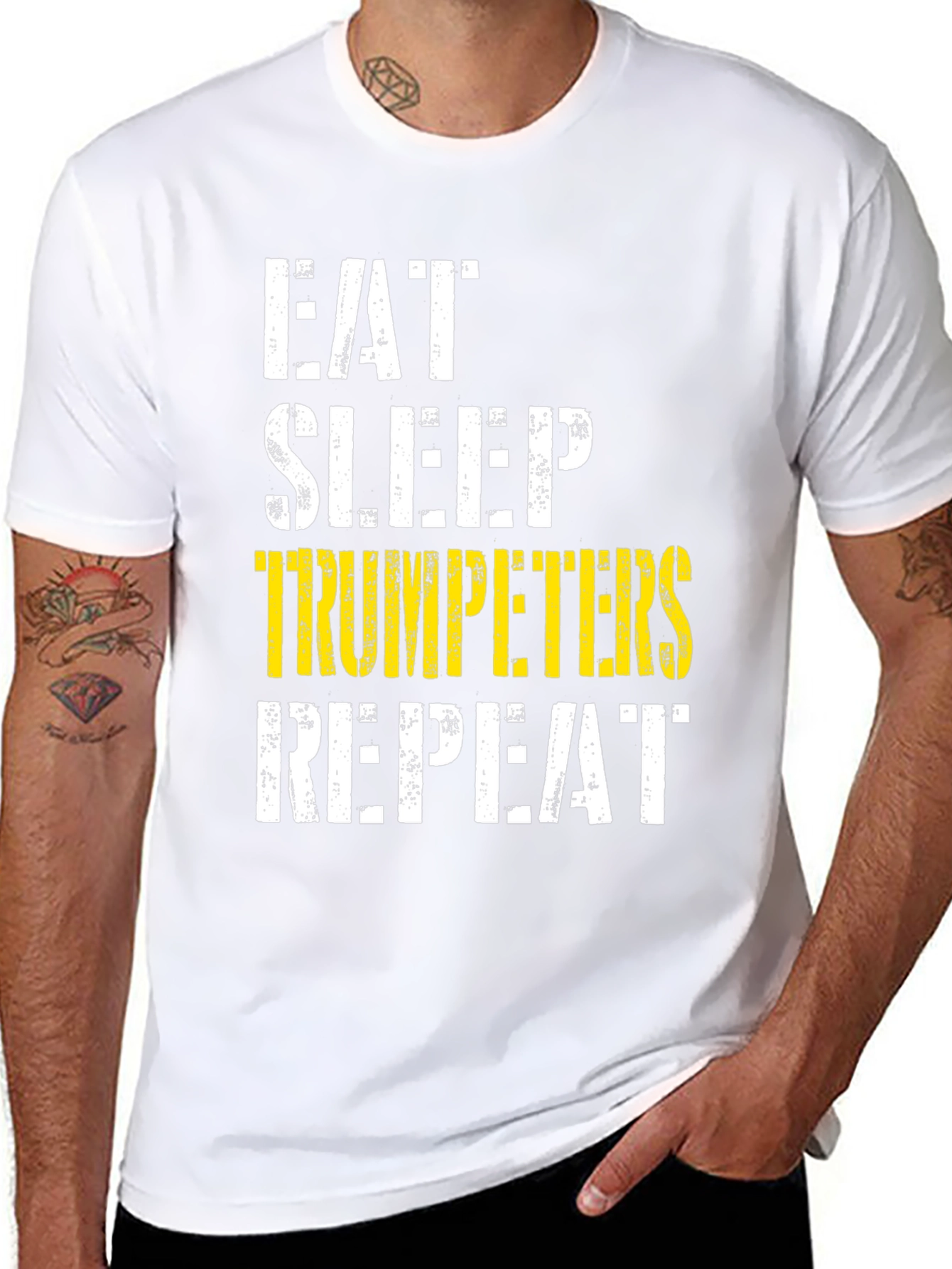 Eat Sleep Trumpeters Repeat T-Shirt