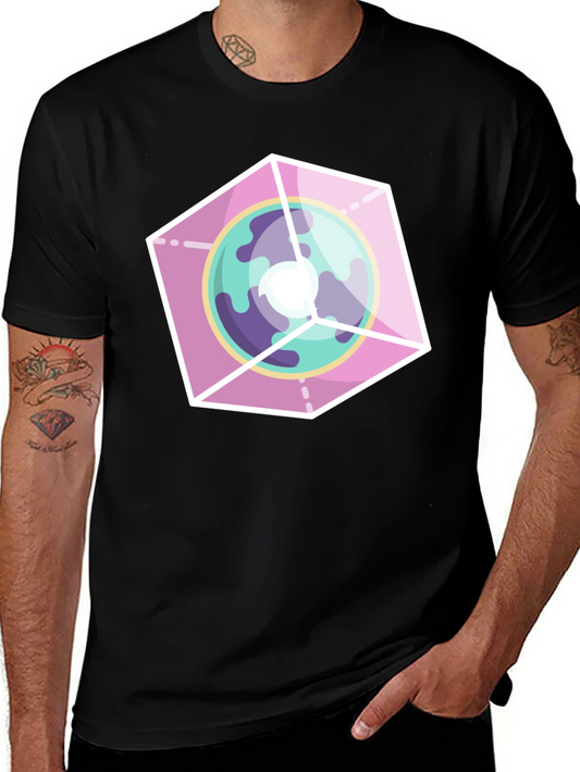 Geometric Planet Graphic Tee