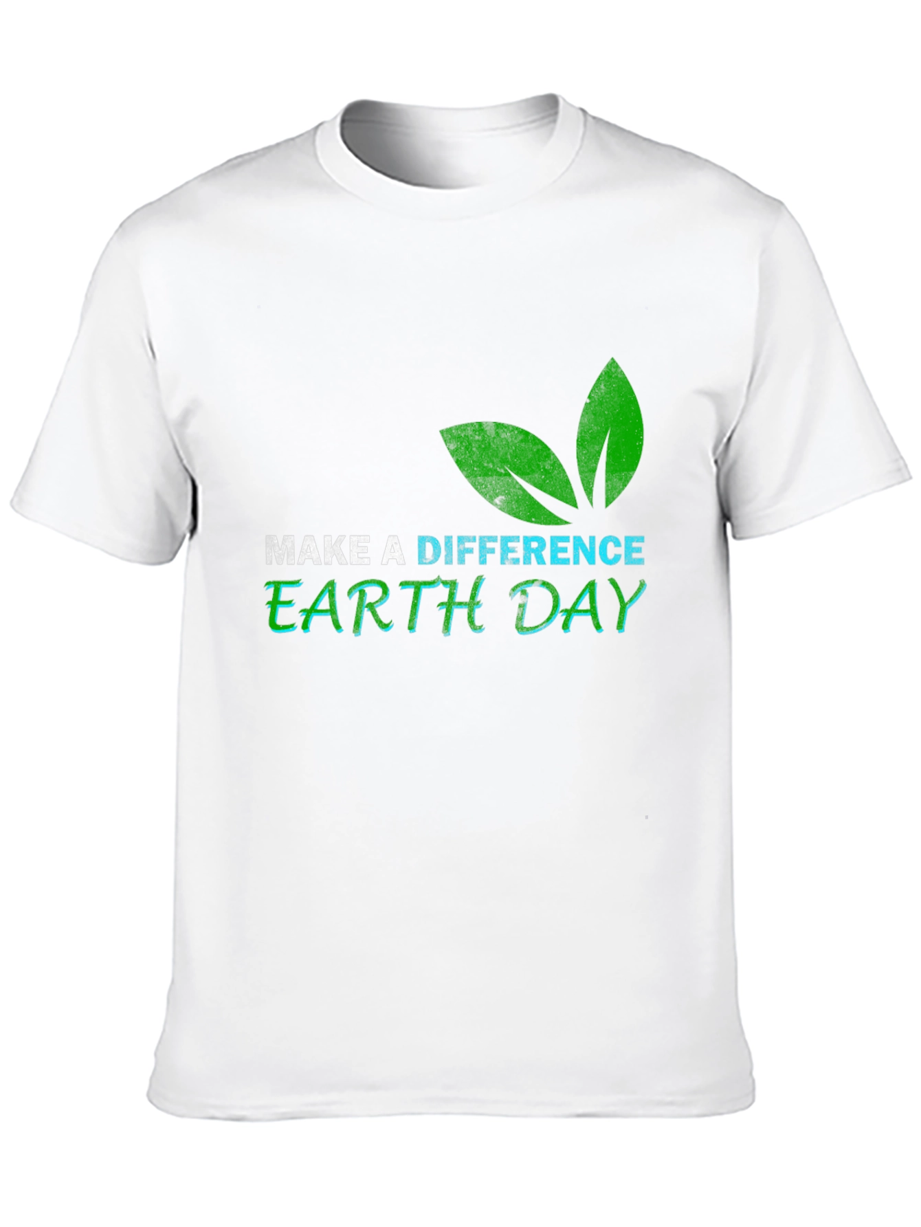 Earth Day Graphic Tee - Make A Difference T-Shirt
