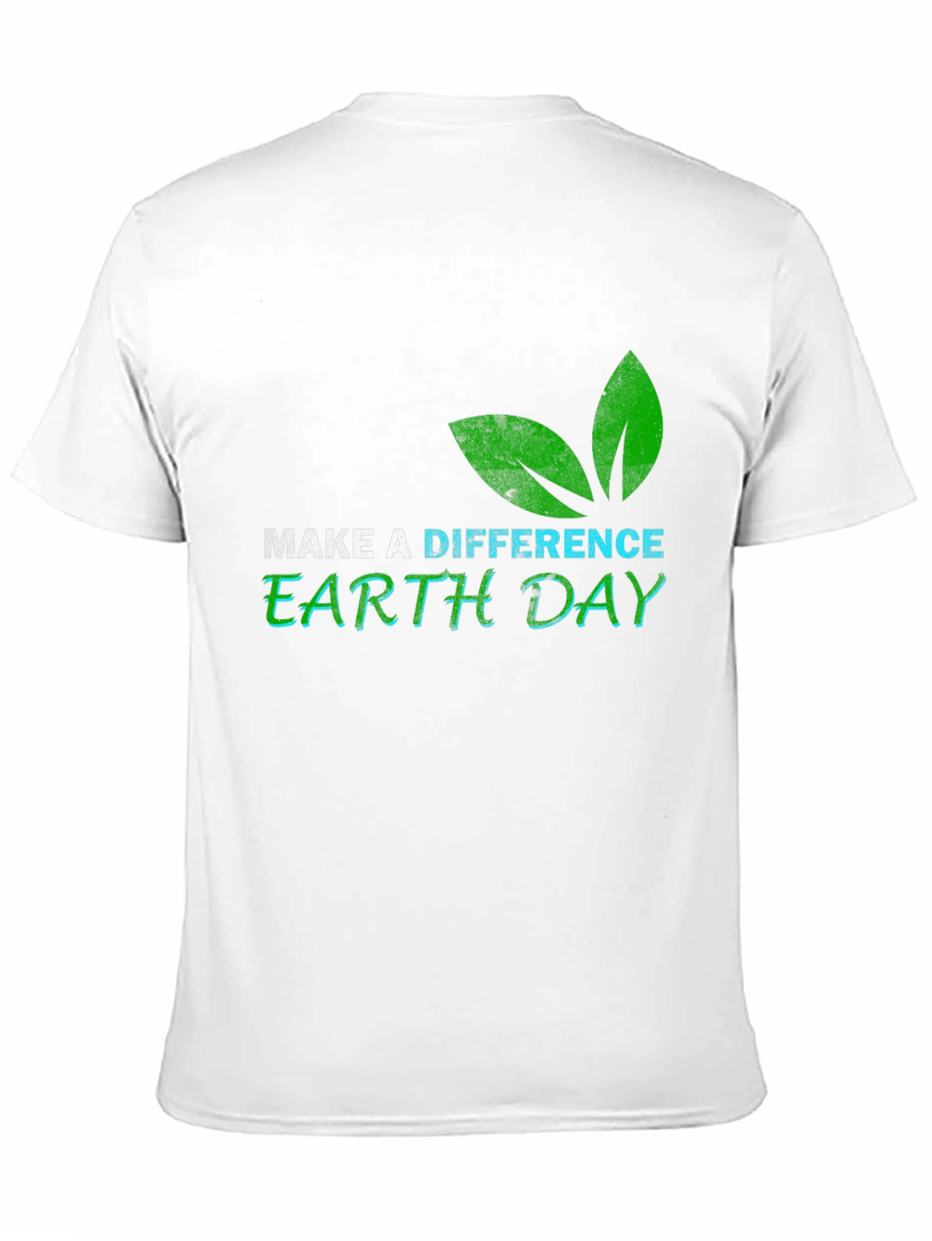 Earth Day Graphic Tee - Make A Difference T-Shirt