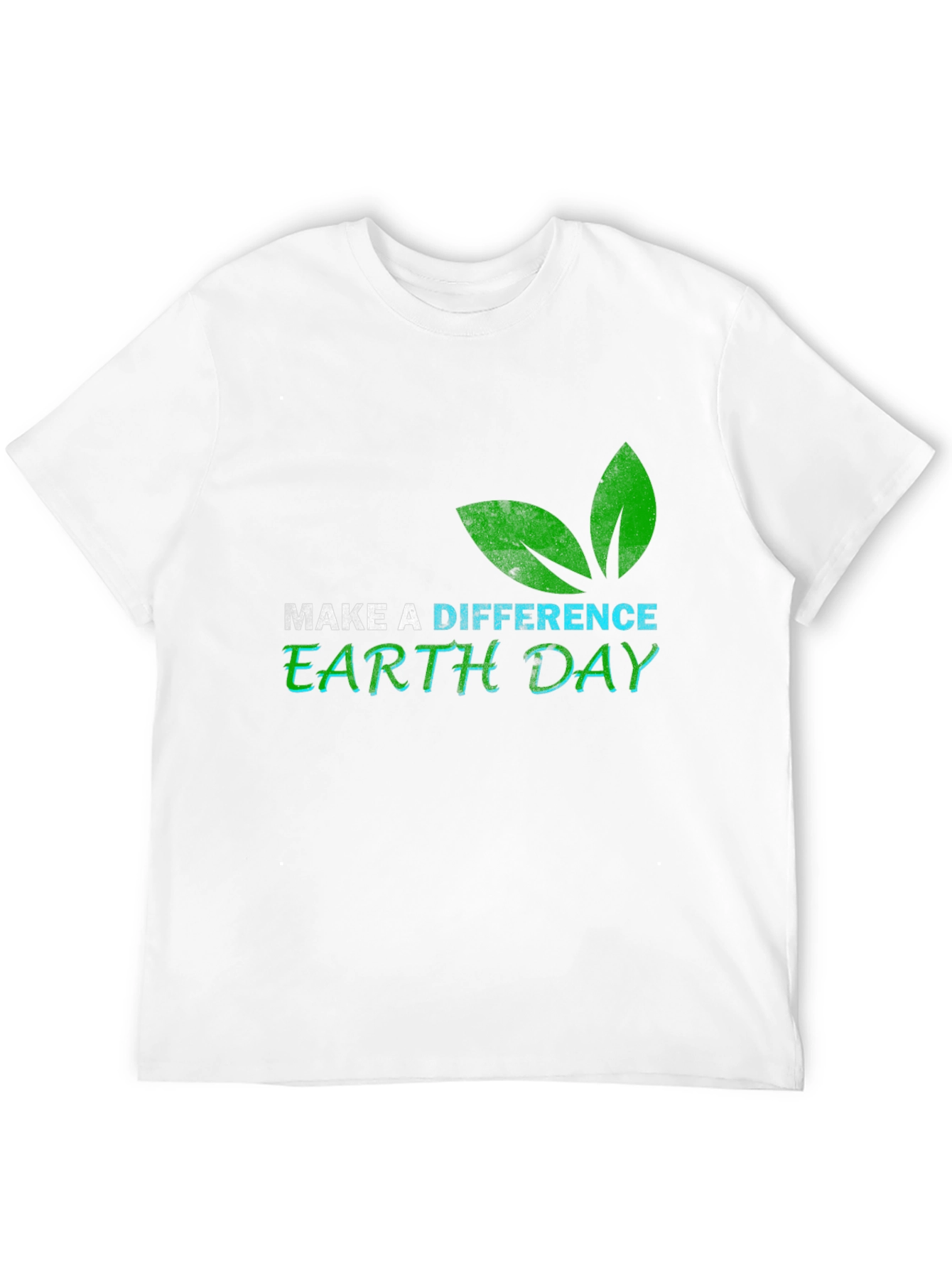 Earth Day Graphic Tee - Make A Difference T-Shirt