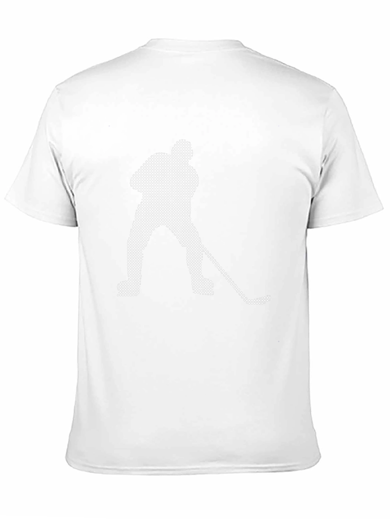 Hockey Player Dot Art Graphic T-Shirt