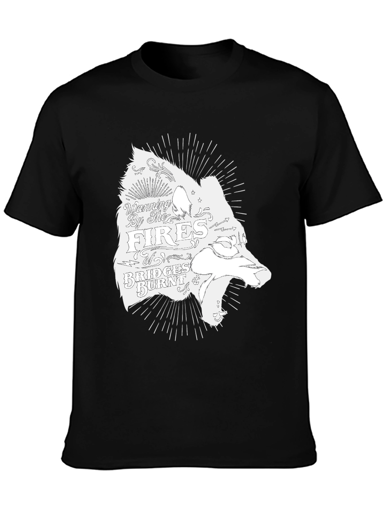 Fires & Bridges Graphic Tee - Black