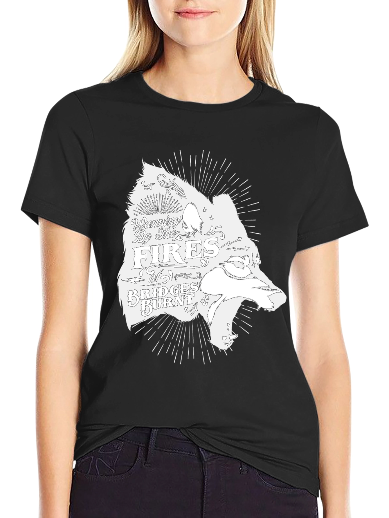 Fires & Bridges Graphic Tee - Black
