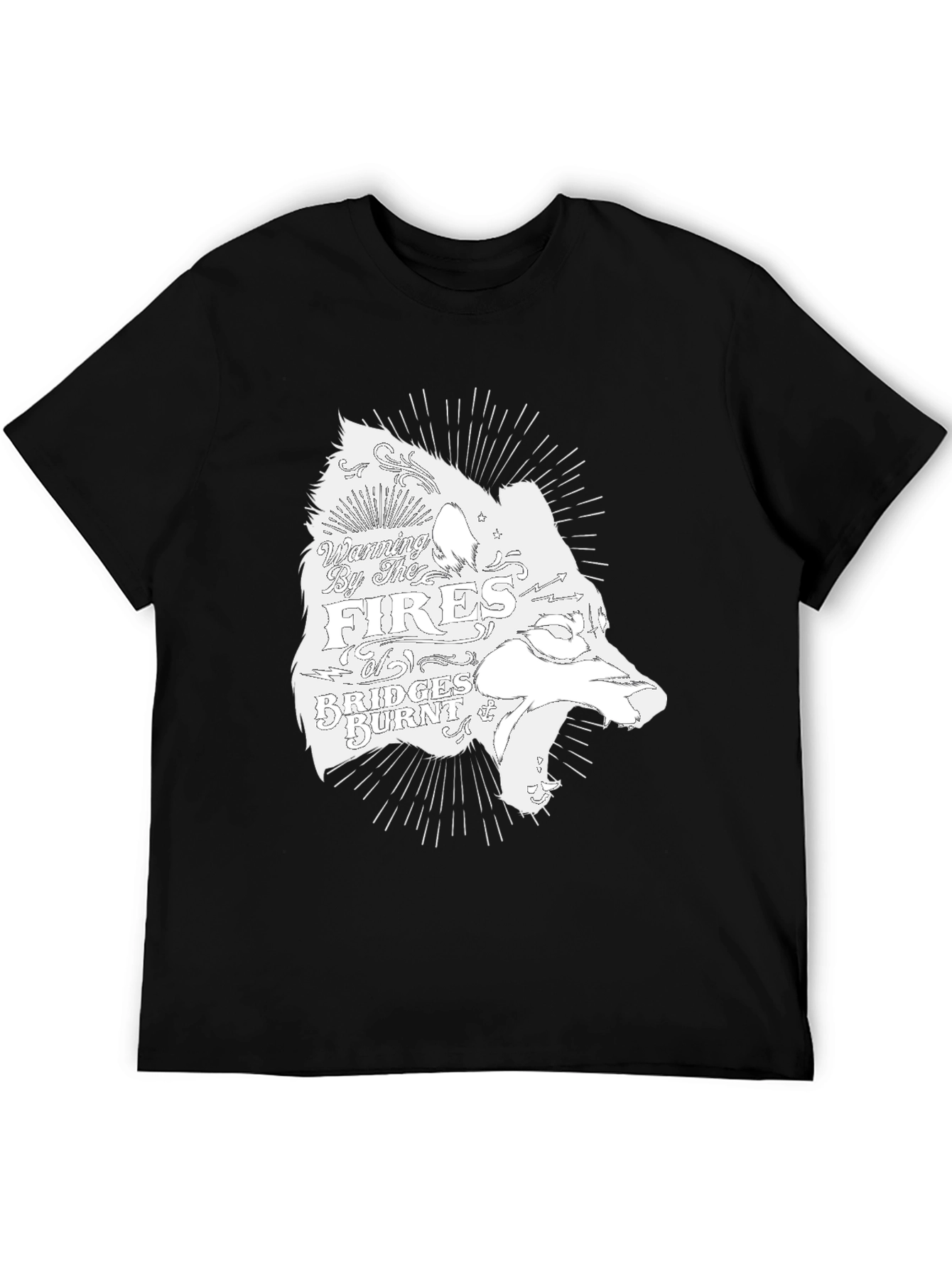 Fires & Bridges Graphic Tee - Black