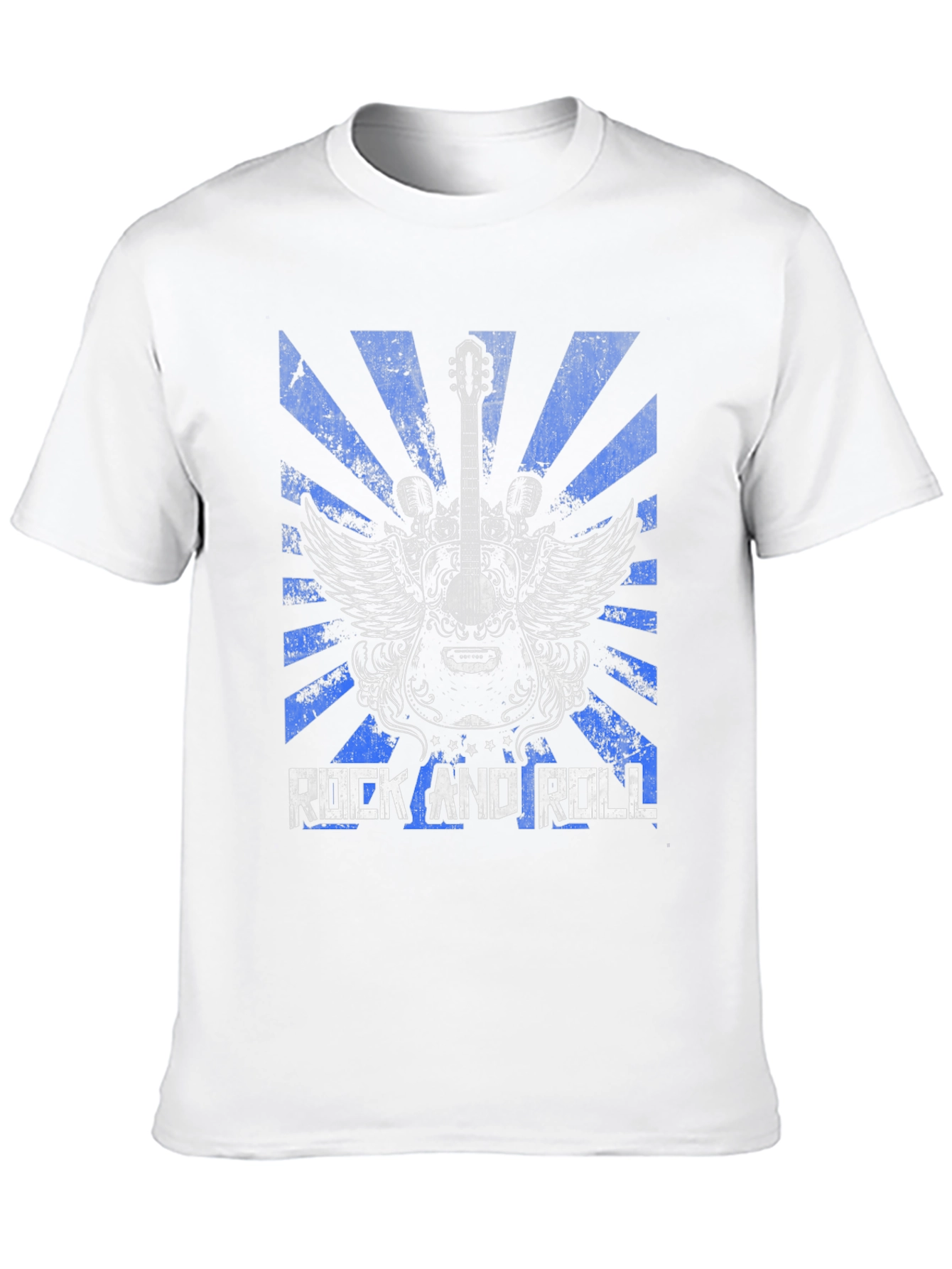 Rock and Roll Guitar Graphic Tee