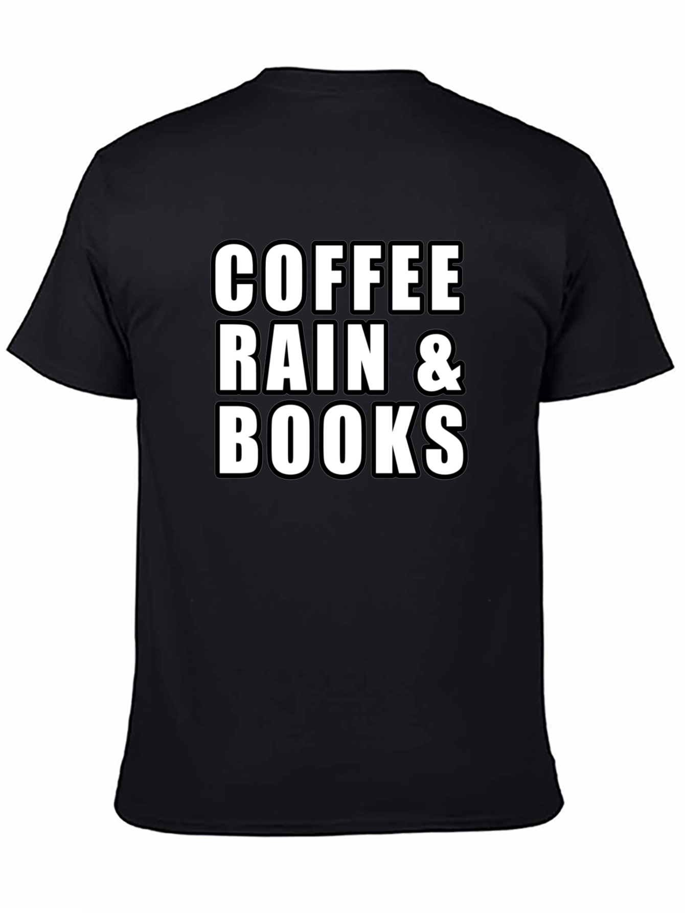 Coffee Rain & Books Graphic Tee