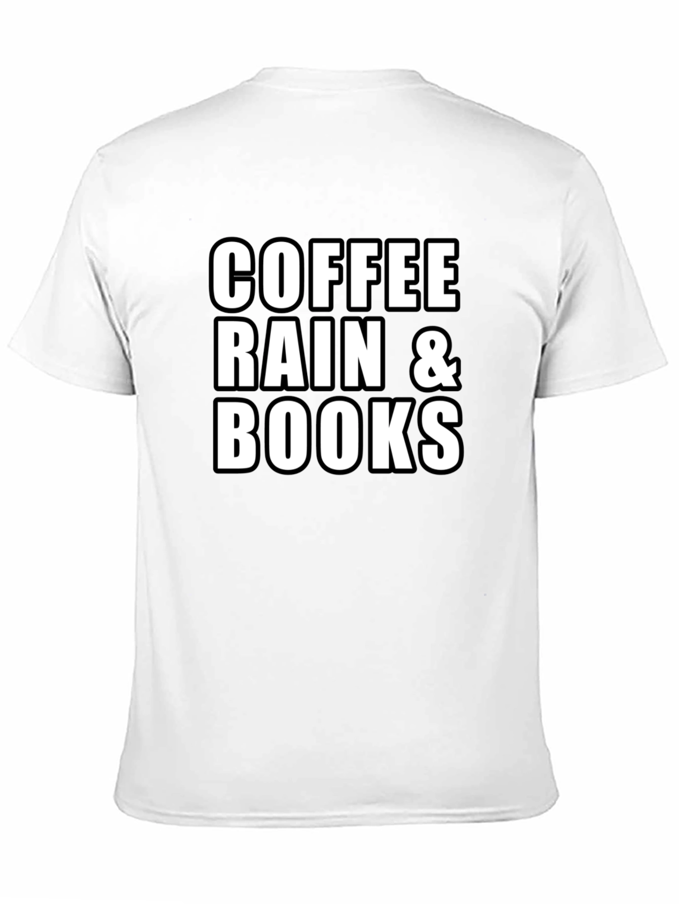 Coffee Rain & Books Graphic Tee