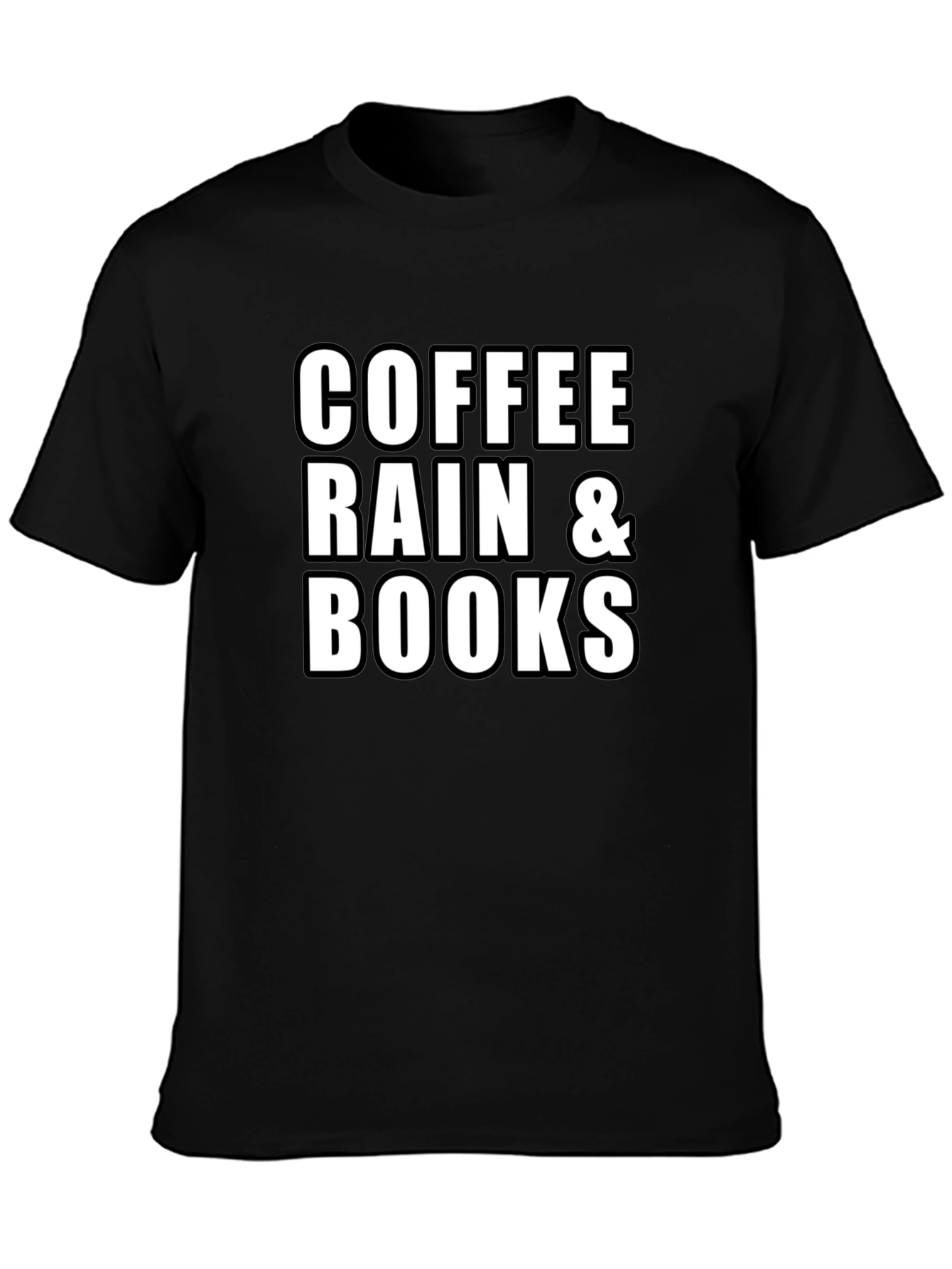 Coffee Rain & Books Graphic Tee