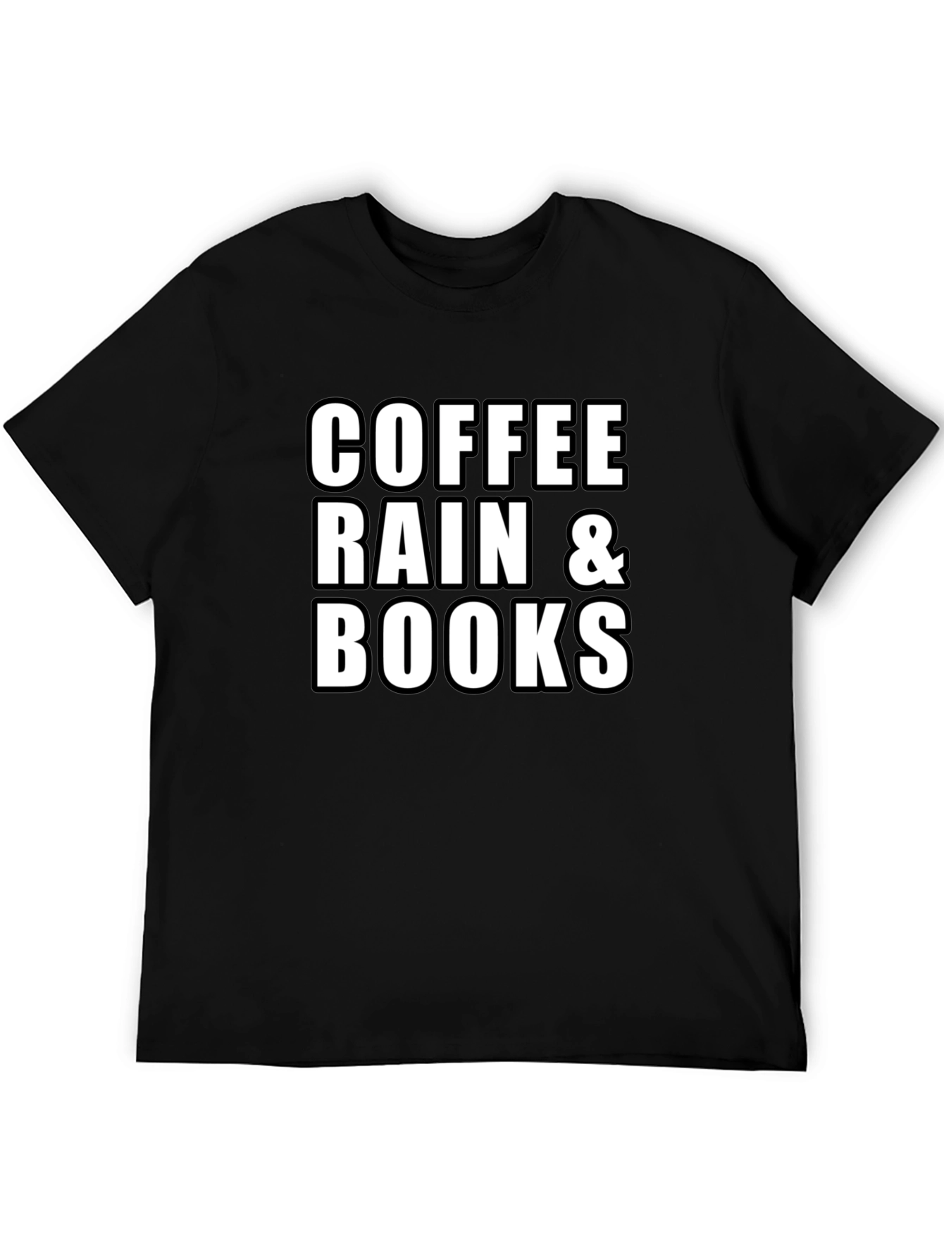 Coffee Rain & Books Graphic Tee