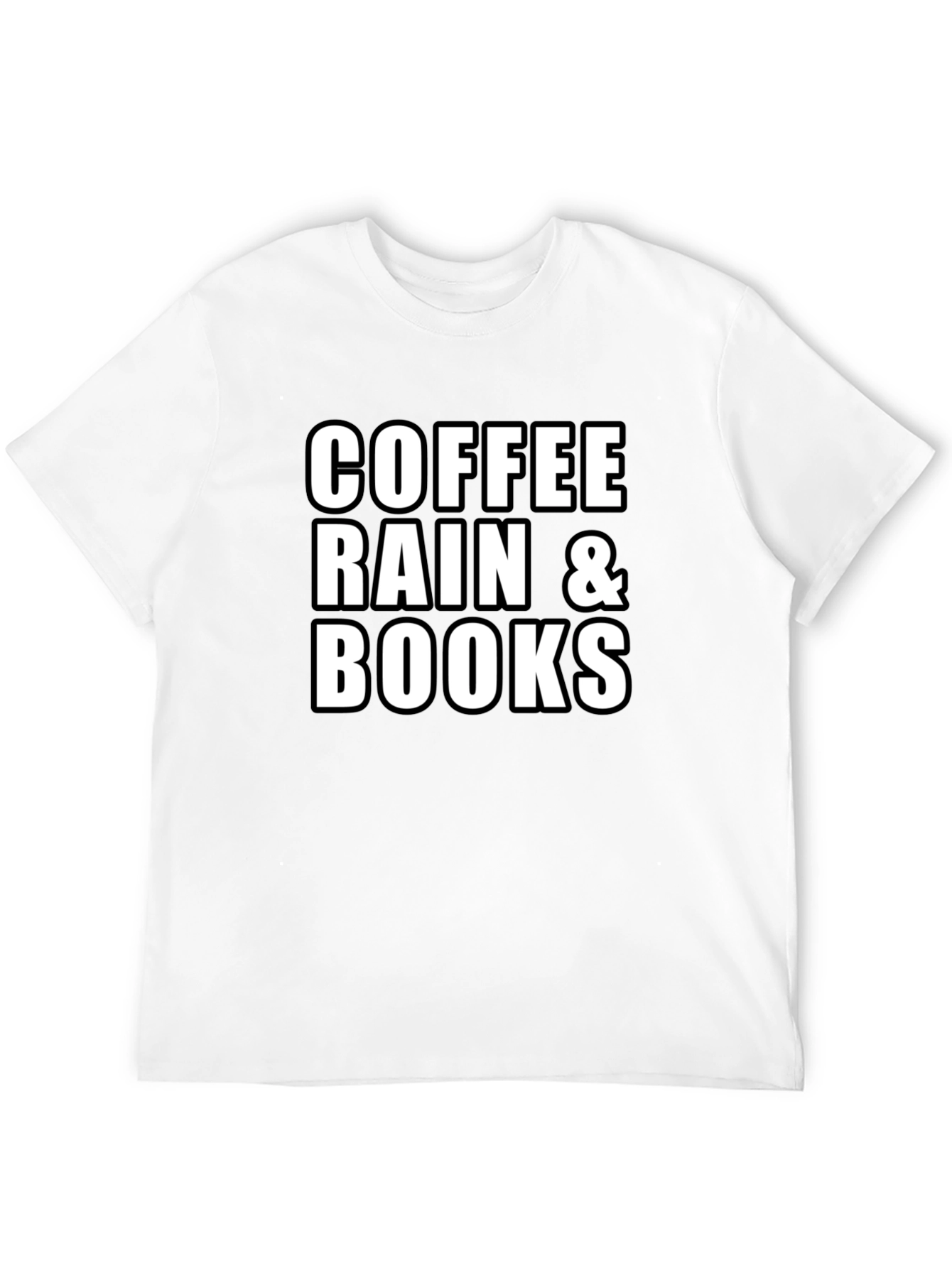 Coffee Rain & Books Graphic Tee