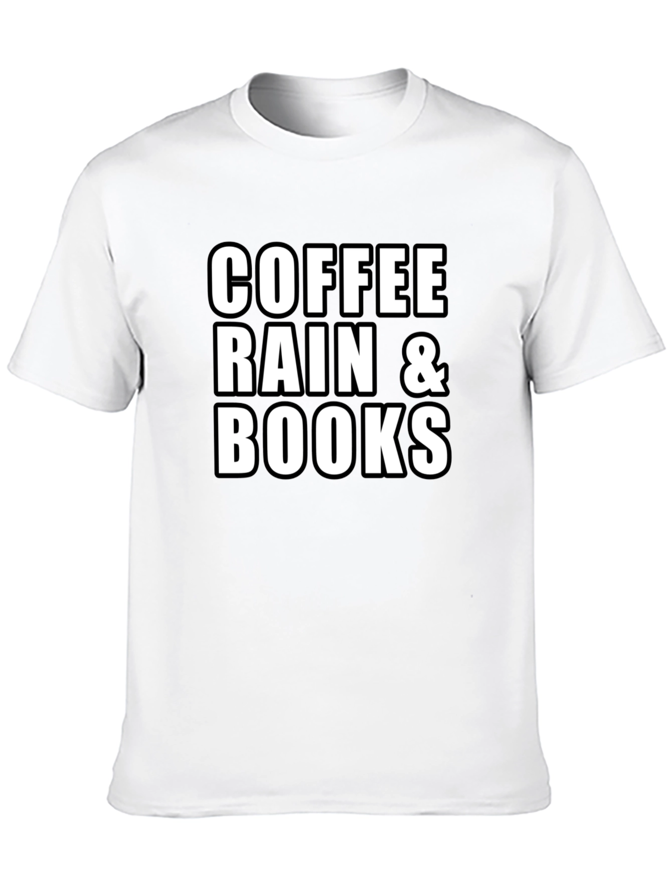 Coffee Rain & Books Graphic Tee