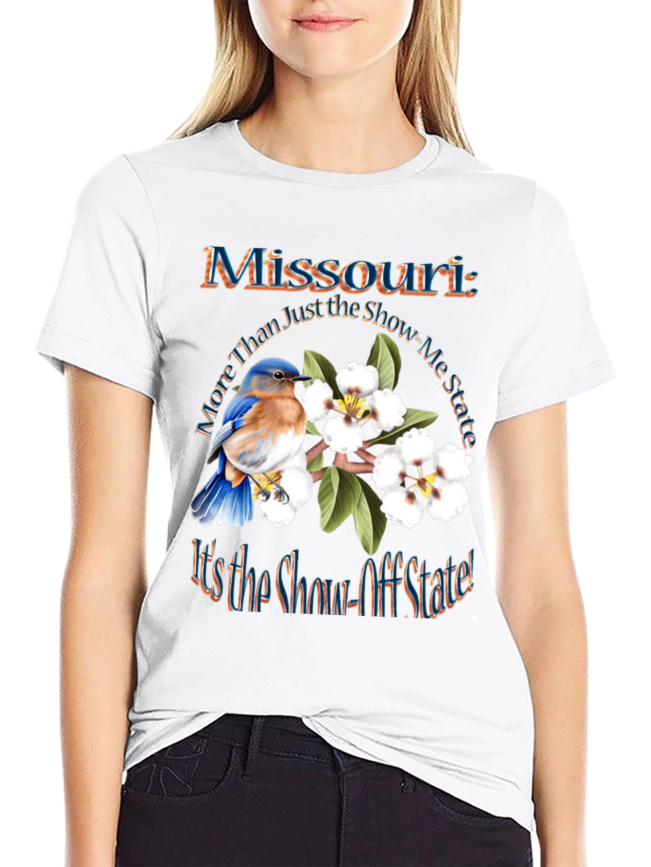Missouri Bluebird Graphic T-Shirt