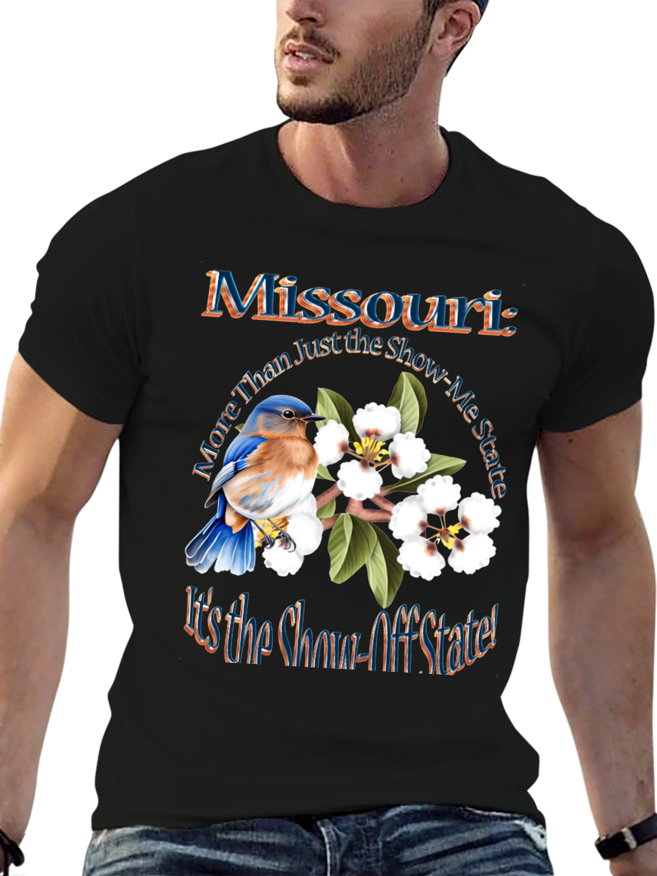 Missouri Bluebird Graphic T-Shirt