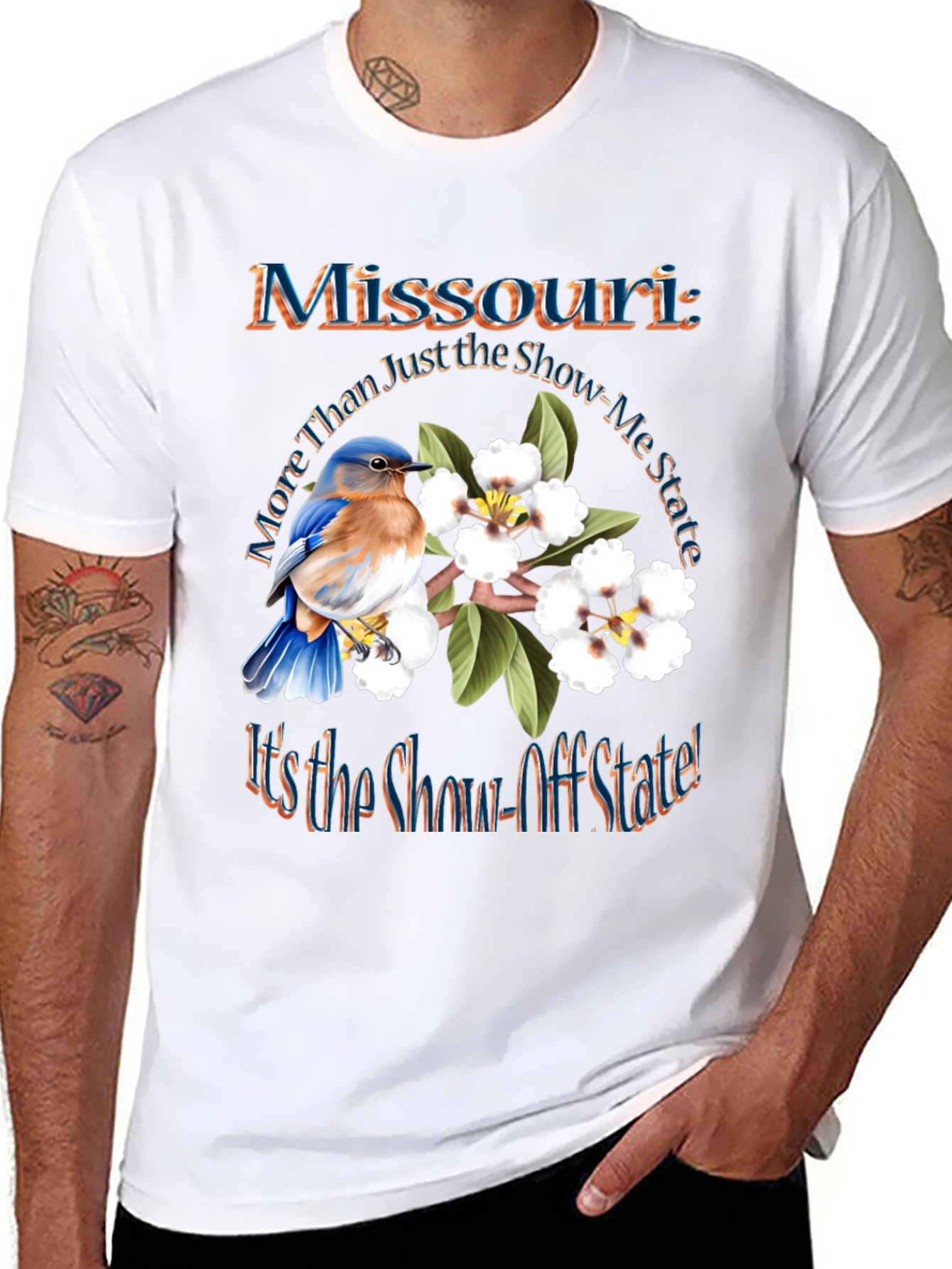 Missouri Bluebird Graphic T-Shirt