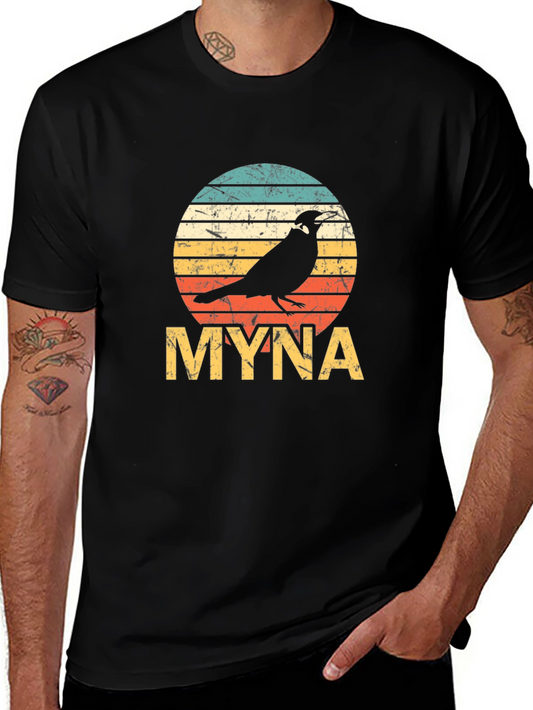 Retro Myna Bird T-Shirt - Vintage Graphic Tee