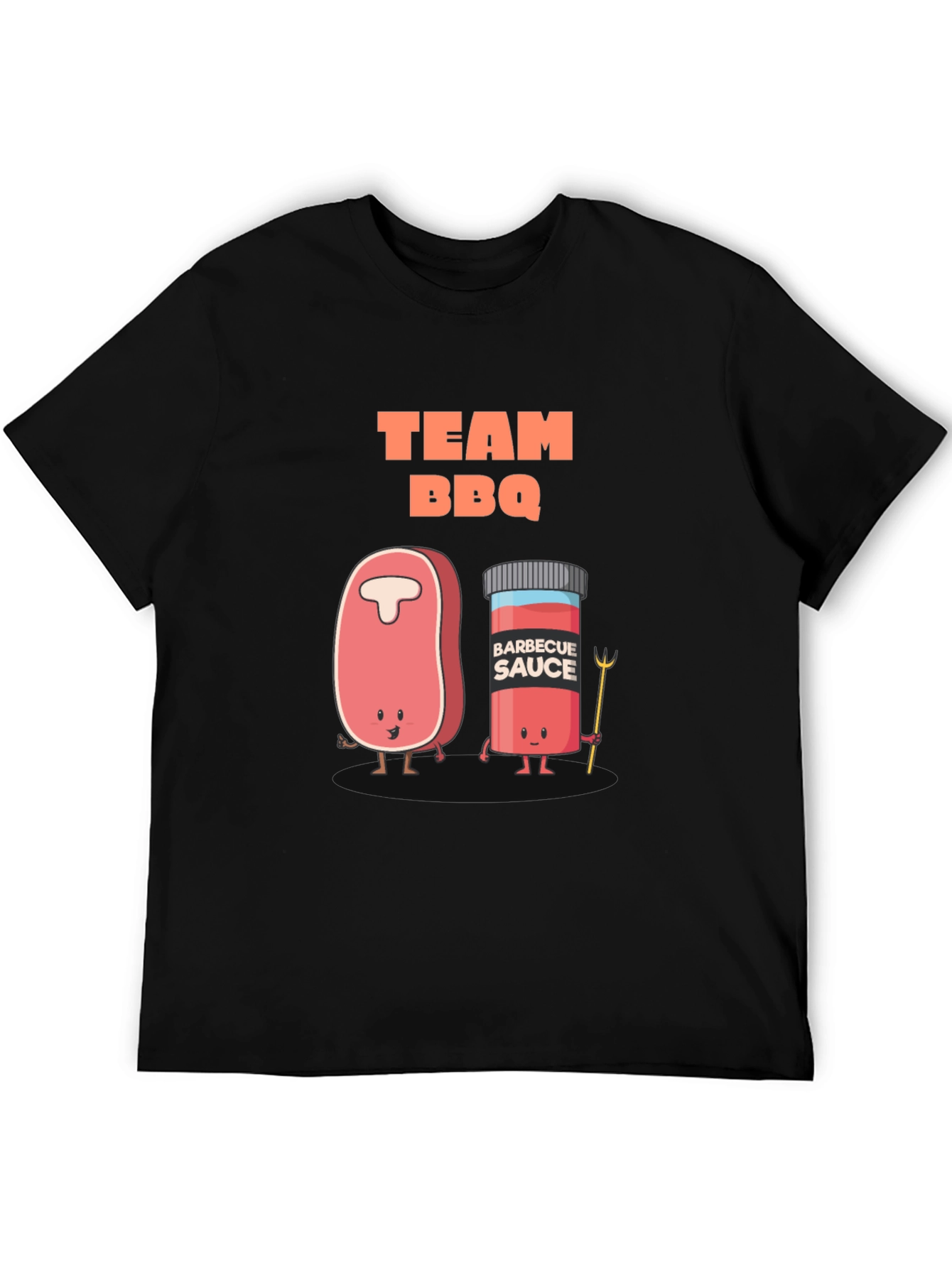 Team BBQ Graphic T-Shirt - Black