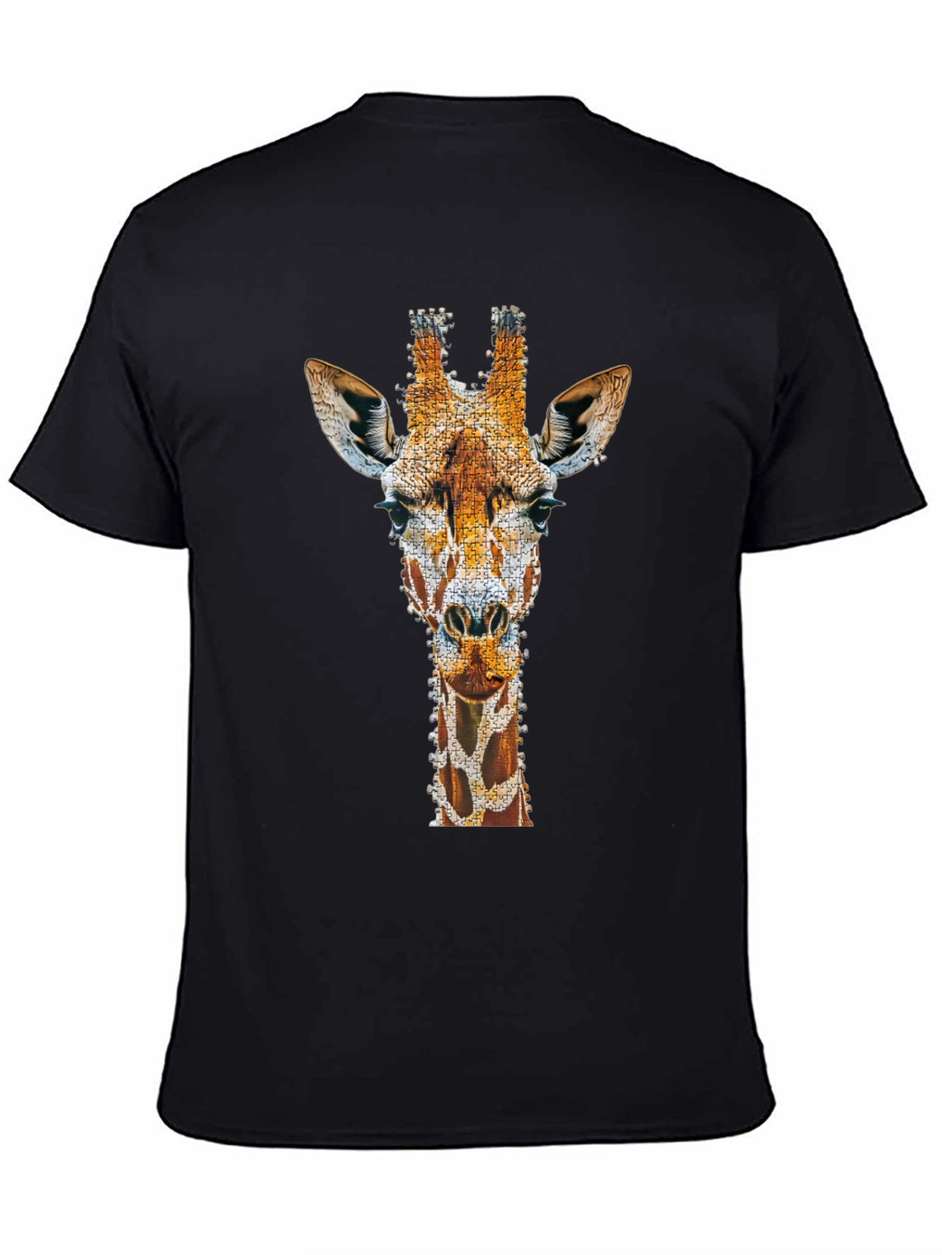 Giraffe Art Print T-Shirt - Unique Graphic Tee