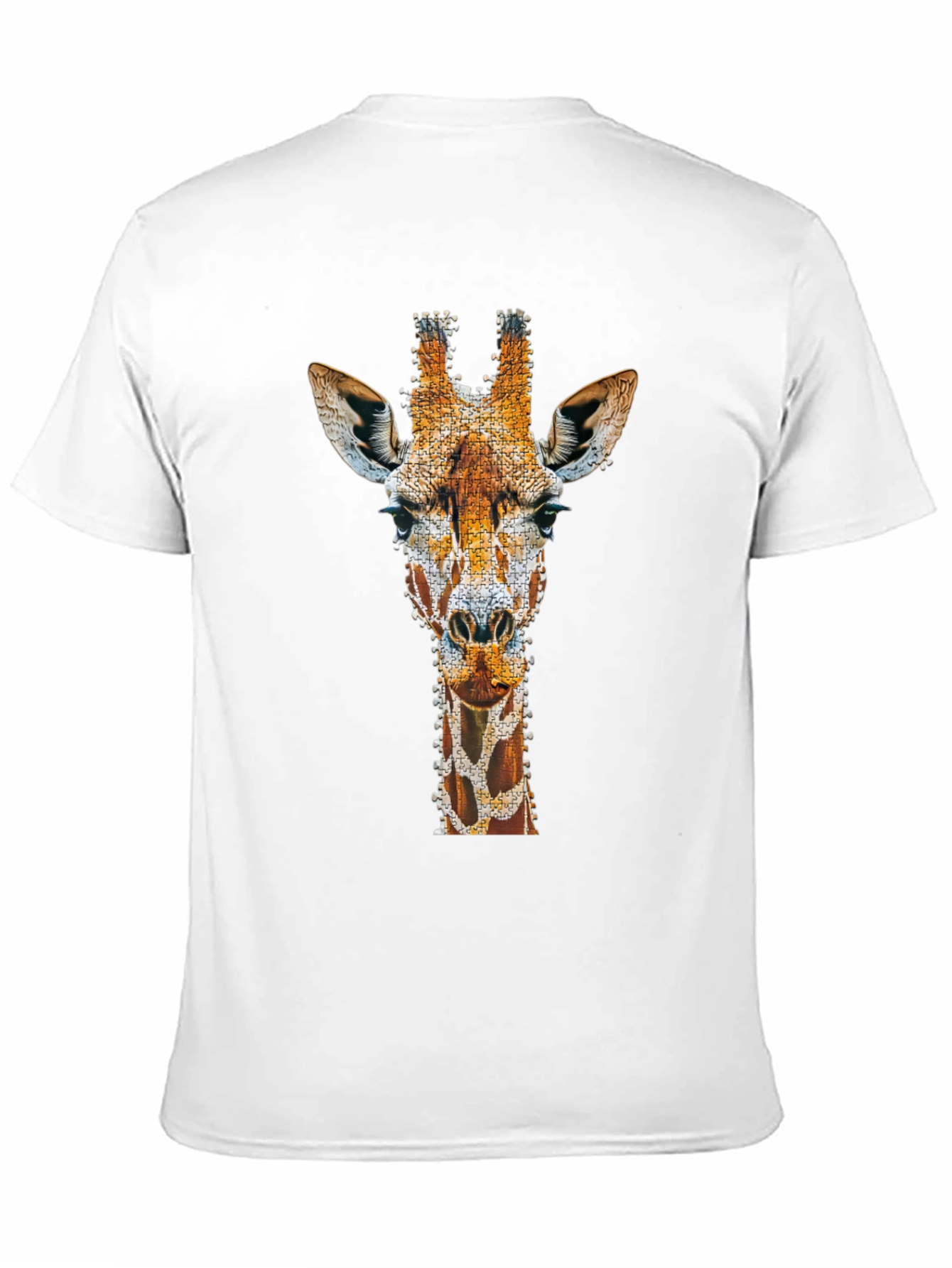Giraffe Art Print T-Shirt - Unique Graphic Tee