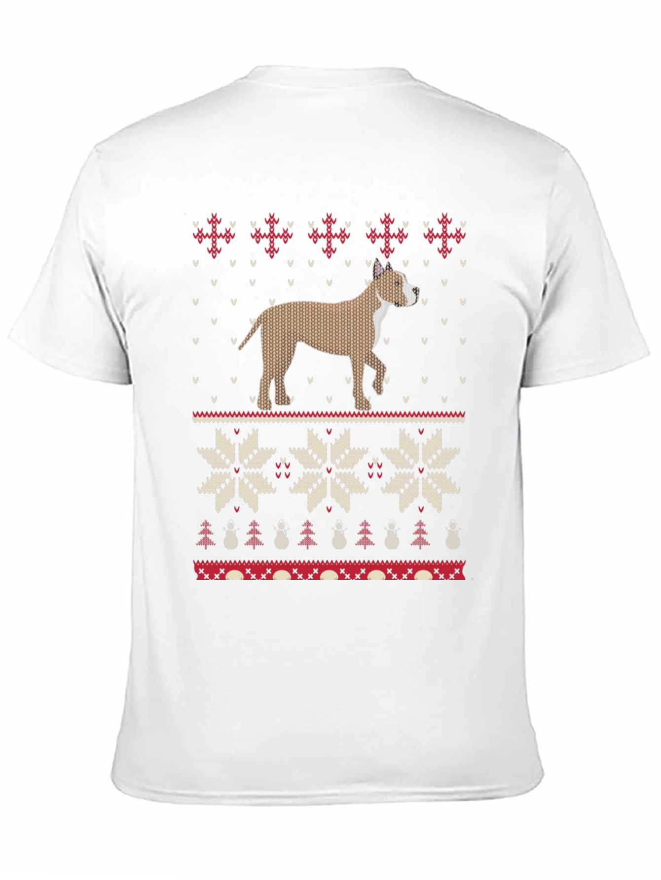 Dog Breed Holiday Ugly Sweater T-Shirt