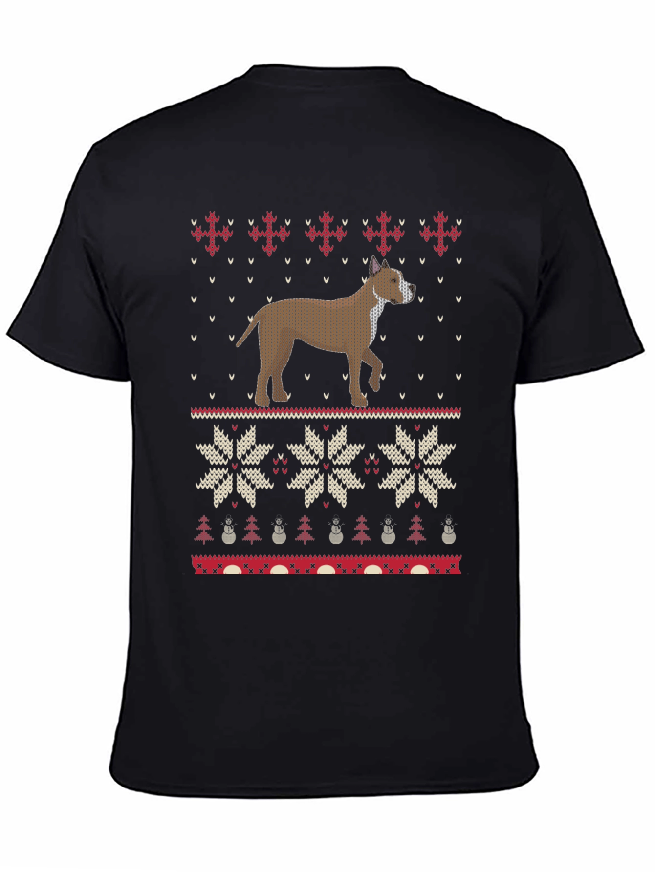 Dog Breed Holiday Ugly Sweater T-Shirt