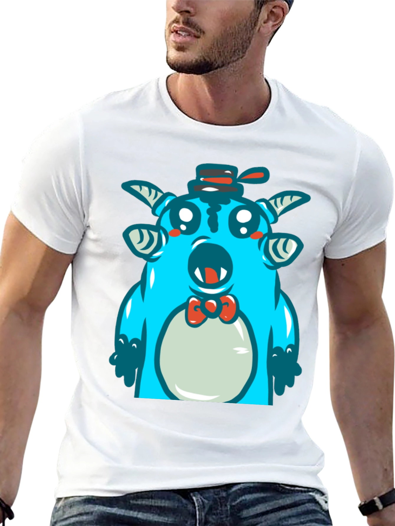 Cartoon Monster Graphic Tee