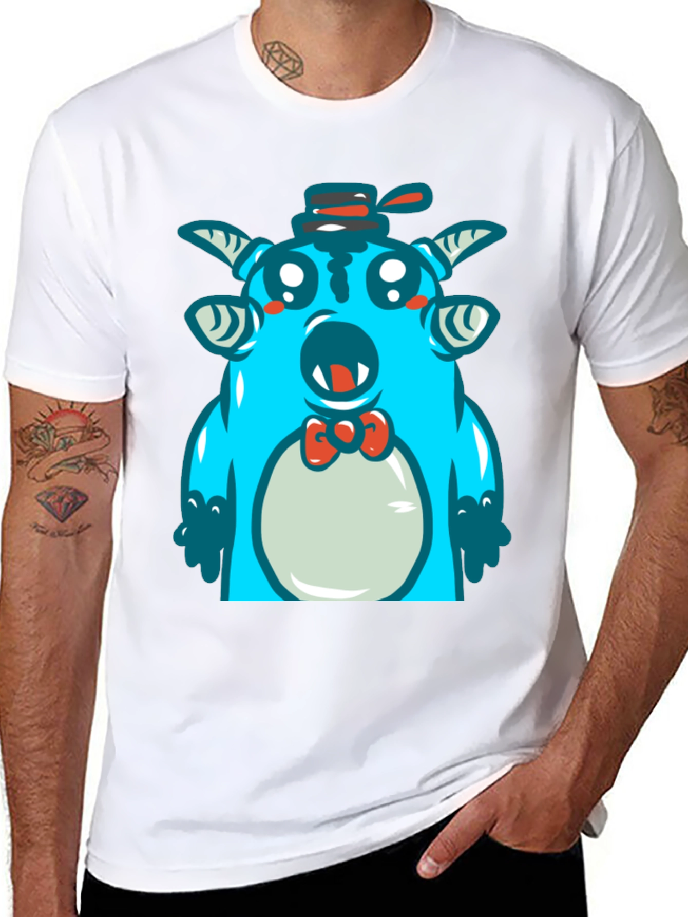 Cartoon Monster Graphic Tee