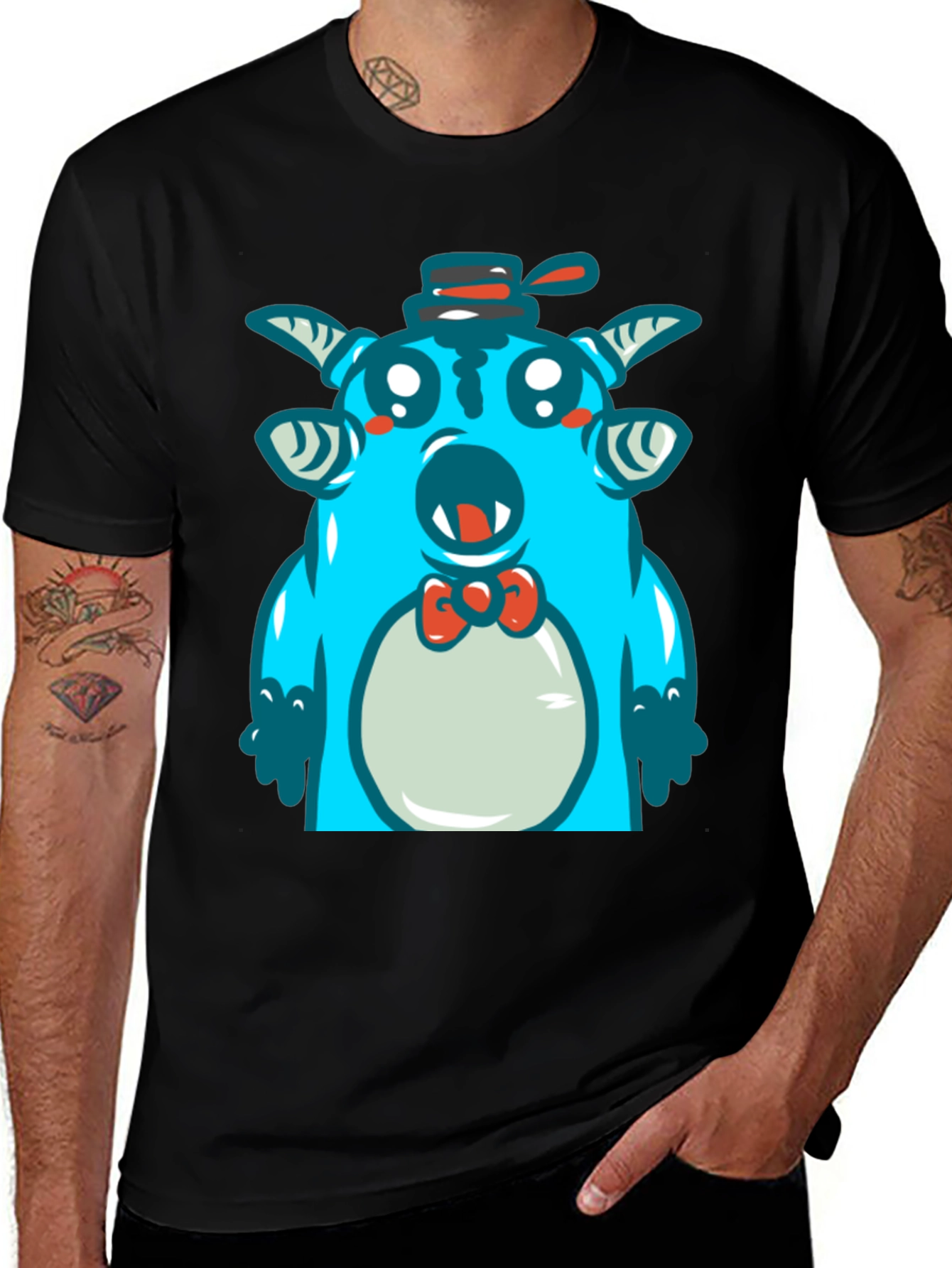 Cartoon Monster Graphic Tee