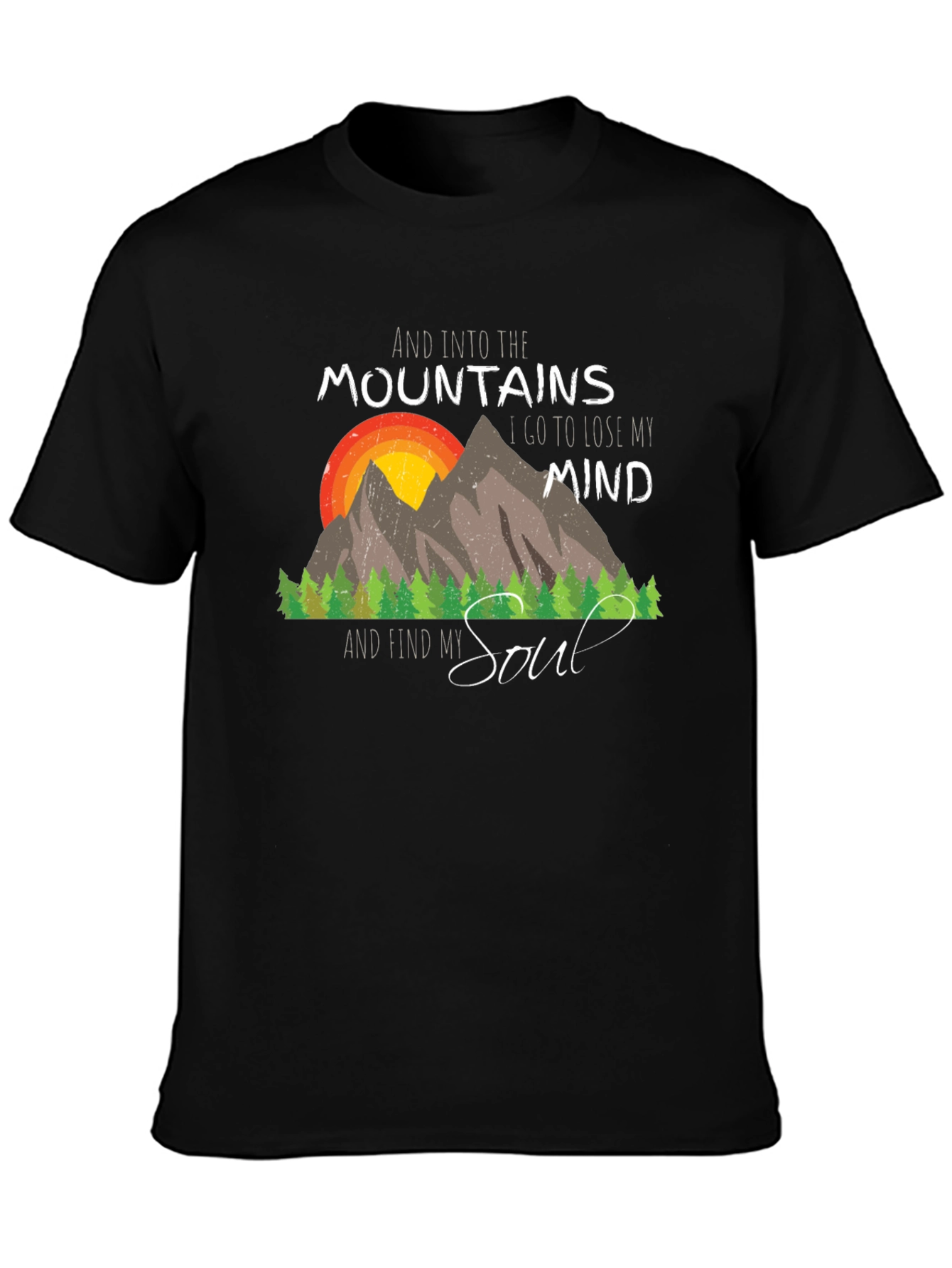 Mountain Mind and Soul Graphic Tee