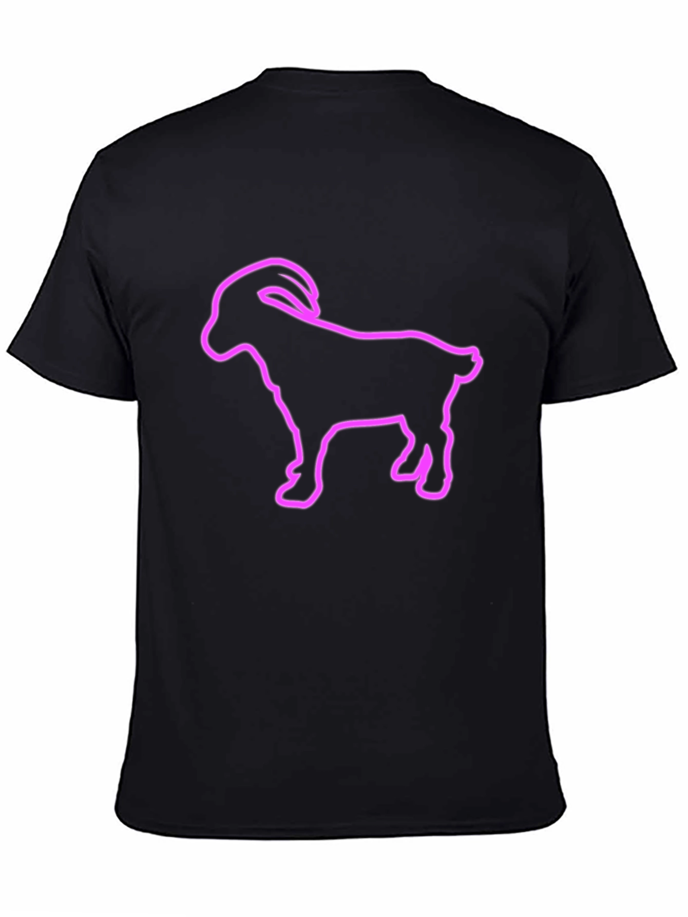Goat Outline Graphic T-Shirt