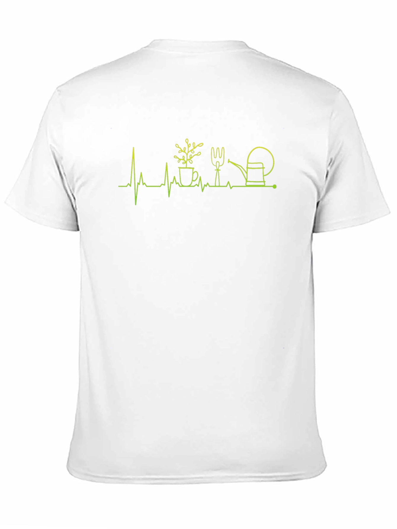 Gardening Heartbeat T-Shirt - Black